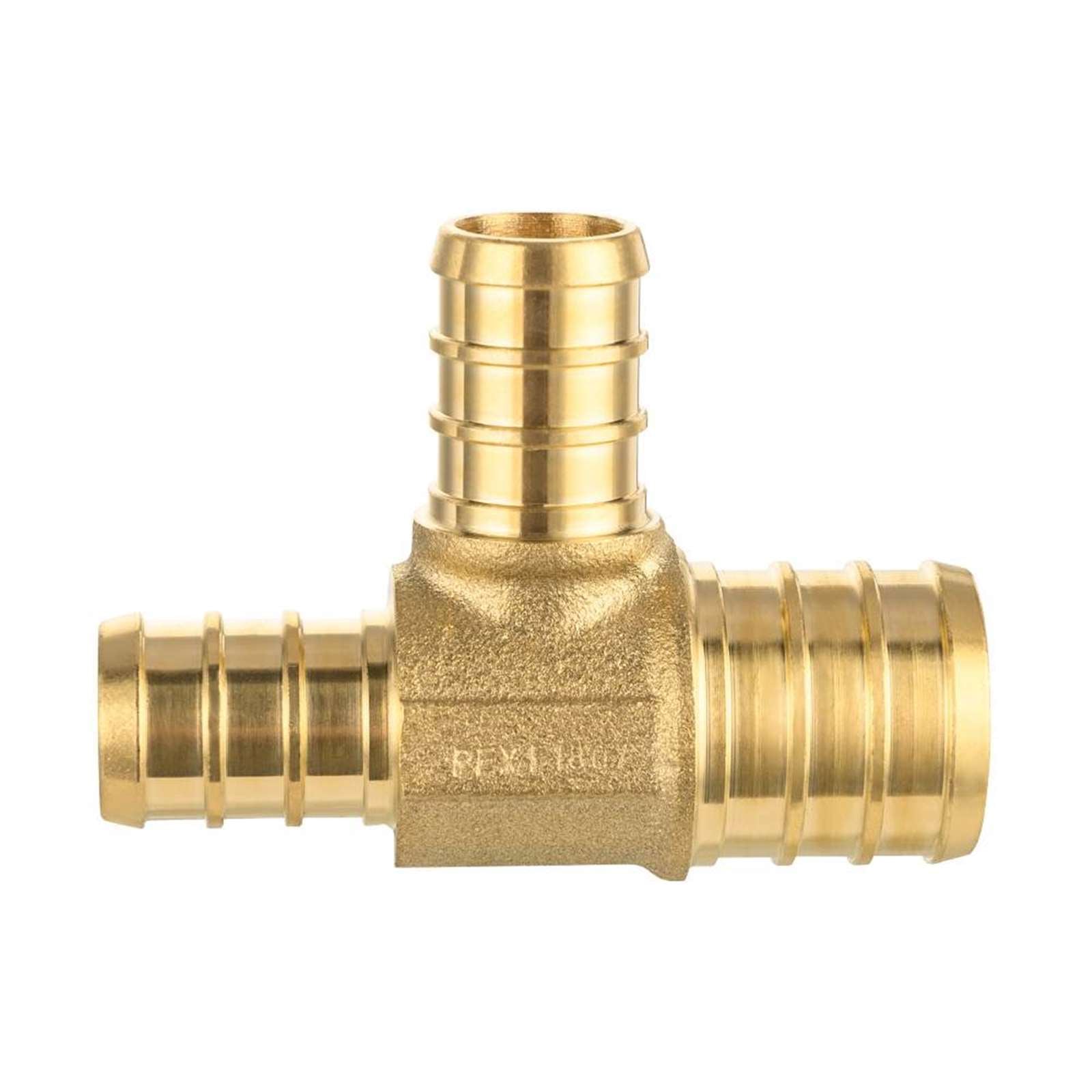 pex b crimp x pex reducing tee lead free 20