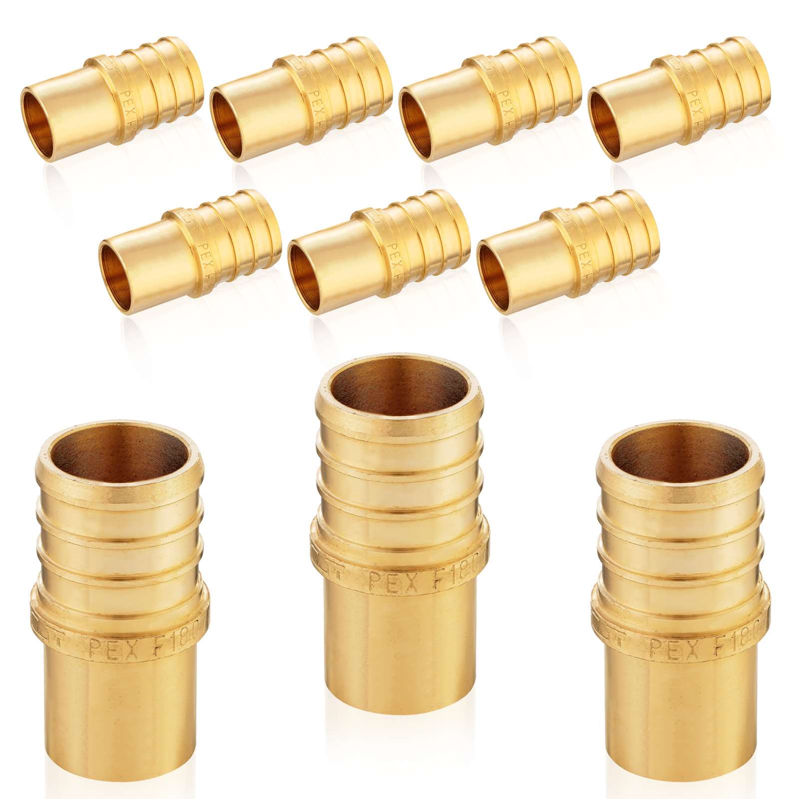 pex b crimp x male copper sweat reducing adapter lead free 31