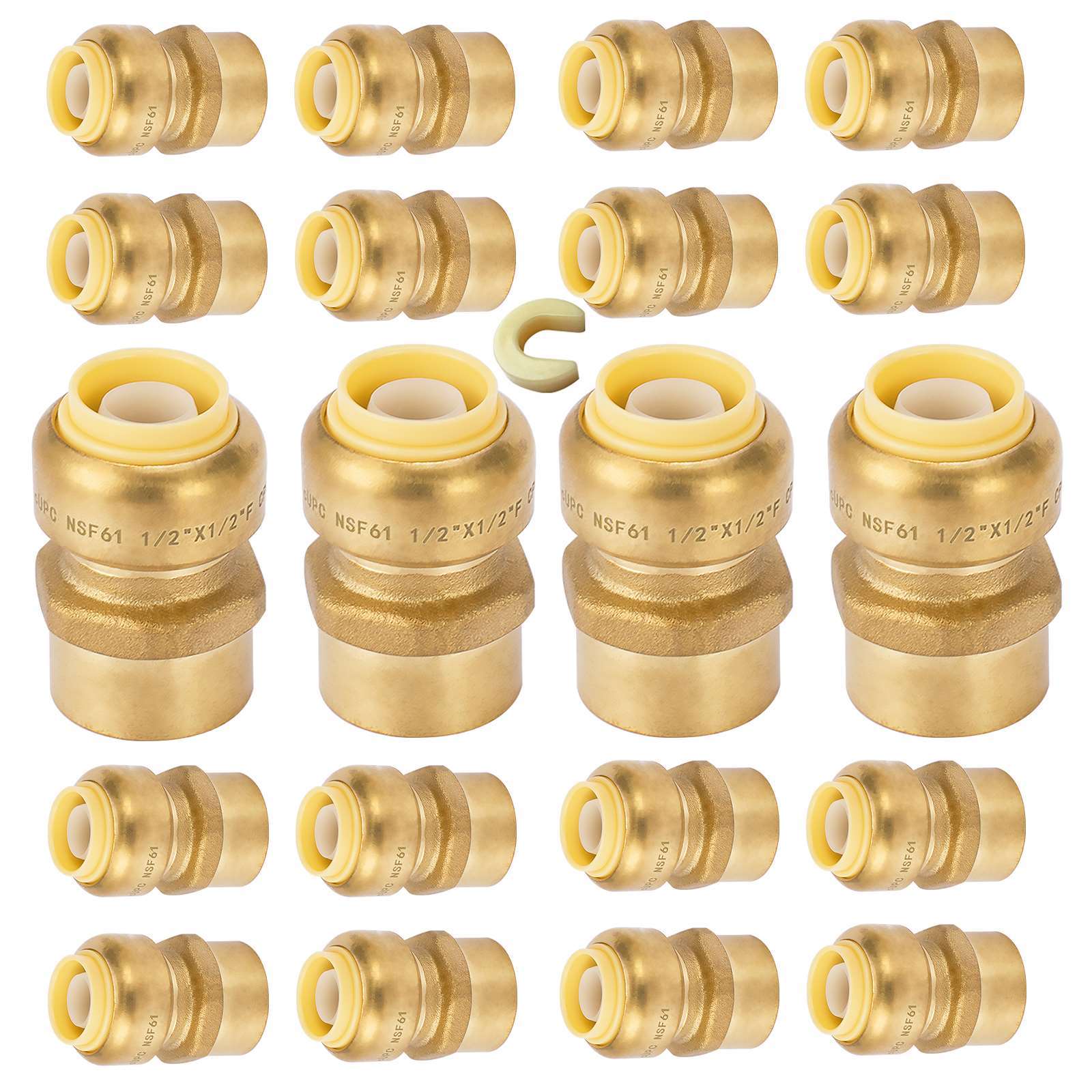 push fit female adapter 16