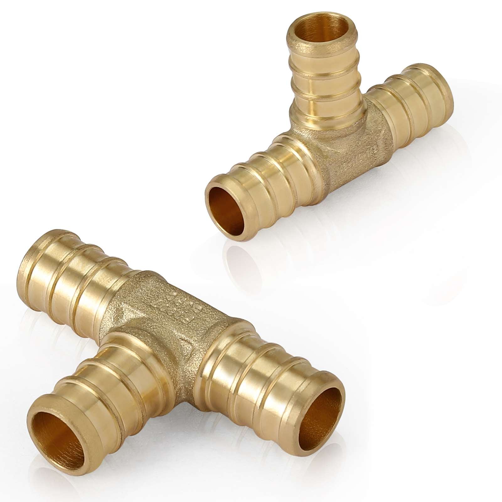 pex b crimp x pex tee lead free 7