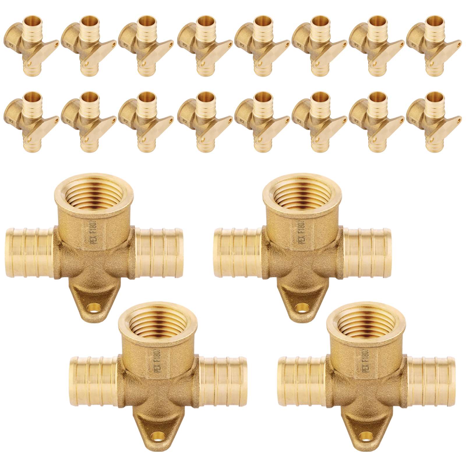 30 pcs pex-b crimp 1/2