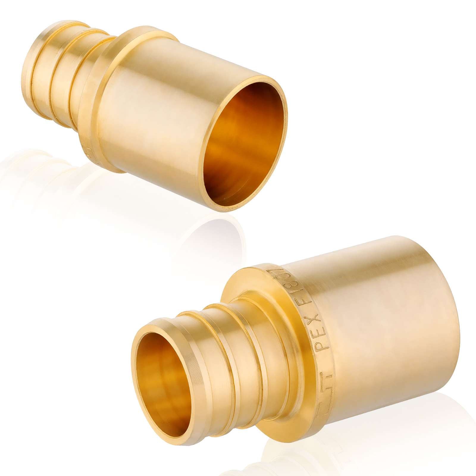 pex b crimp x male copper sweat adapter lead free 10