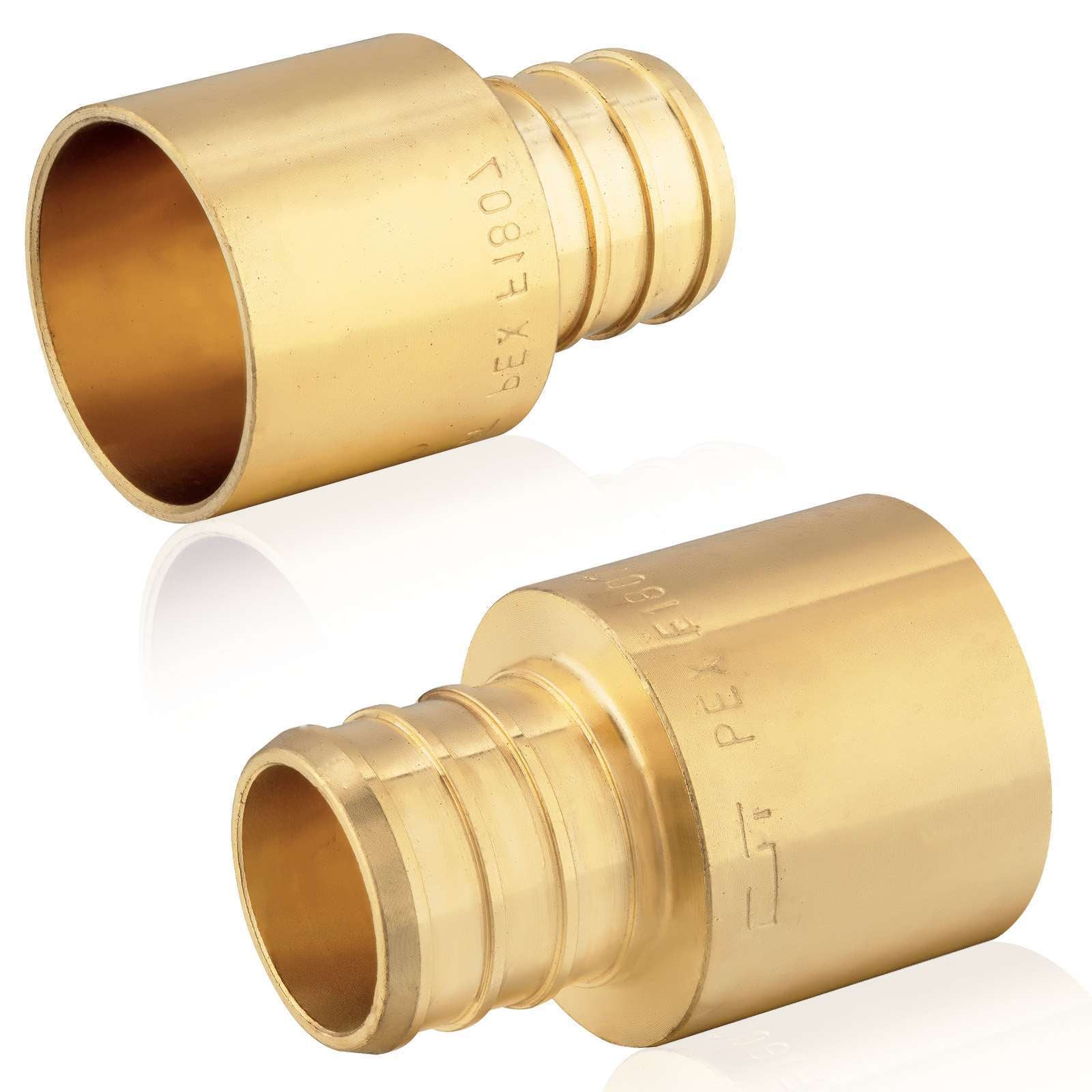 pex b crimp x female copper sweat sweat coupling lead free 16