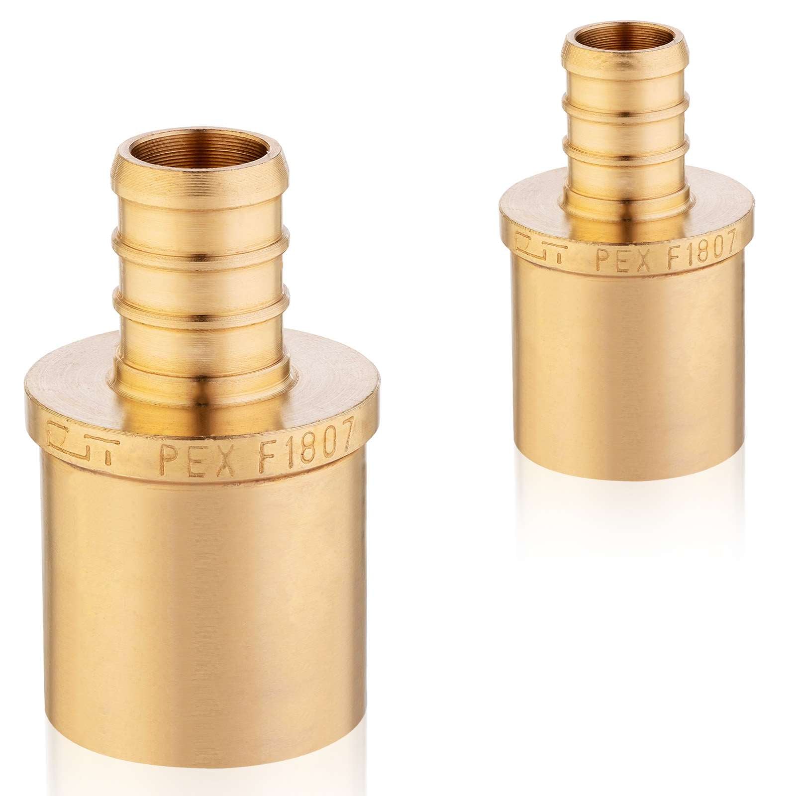 pex b crimp x male copper sweat reducing adapter lead free 11