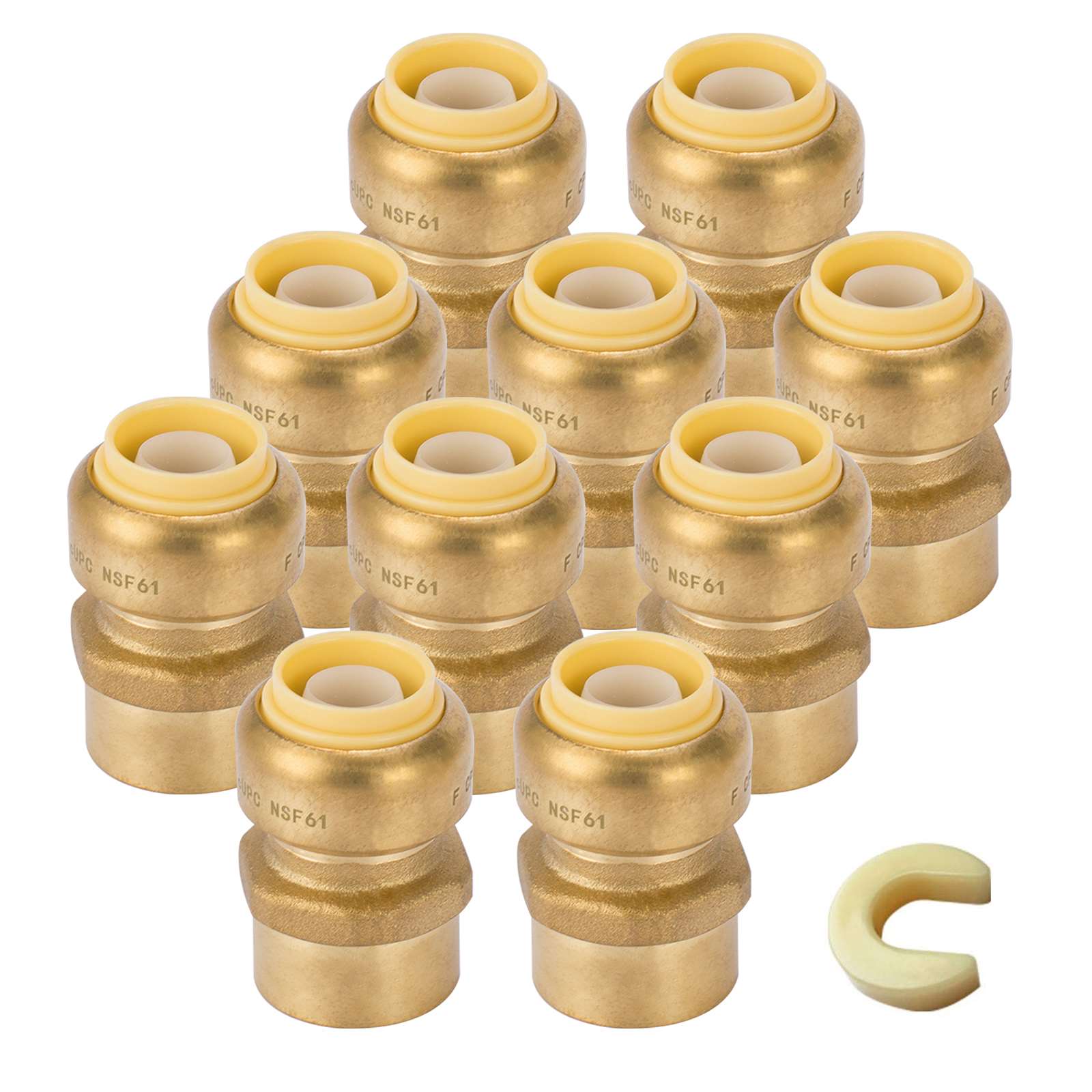 push fit female adapter 17