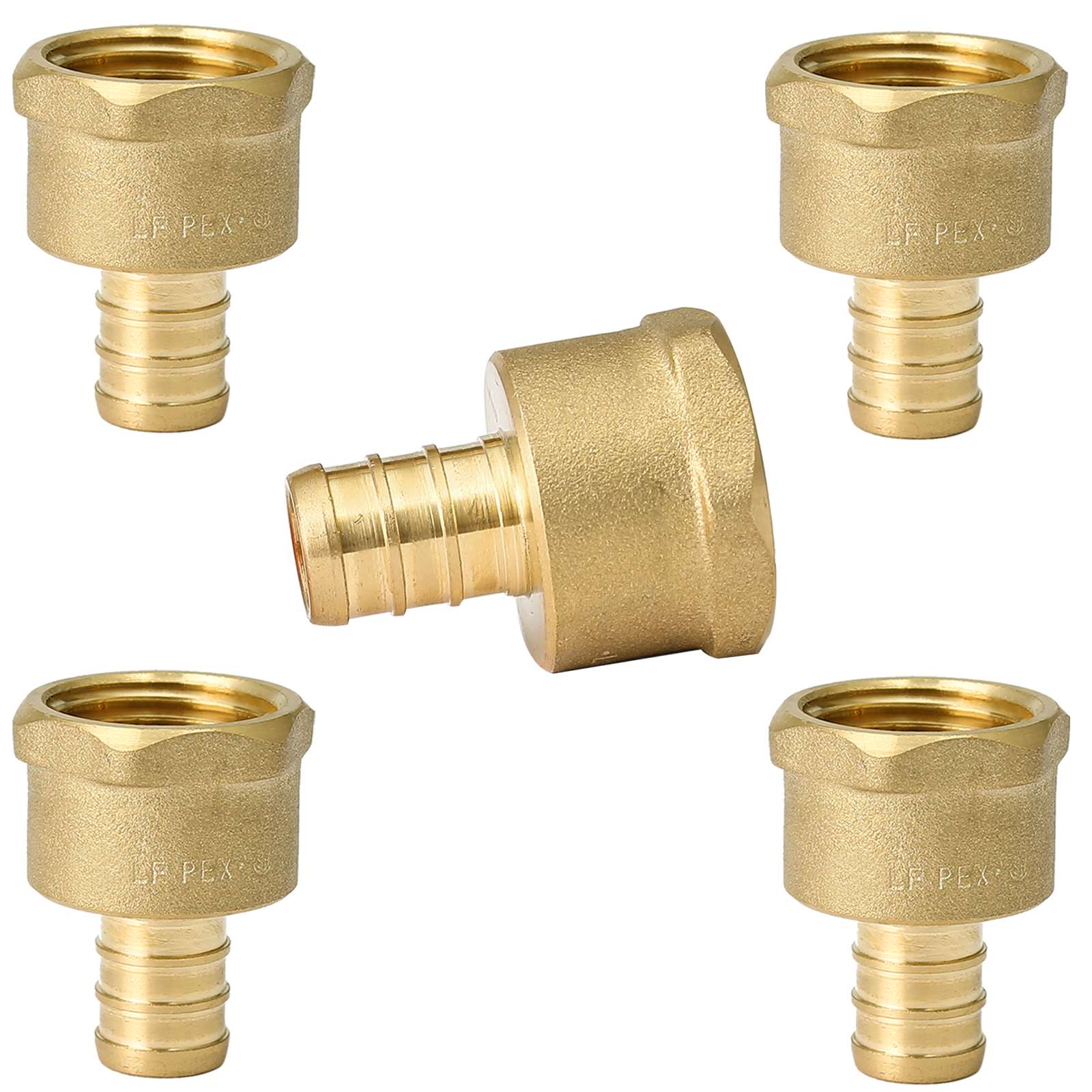 pex b crimp x female threaded adapter lead free 11