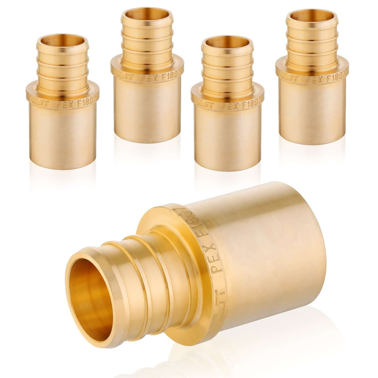 pex b crimp x male copper sweat adapter lead free 11