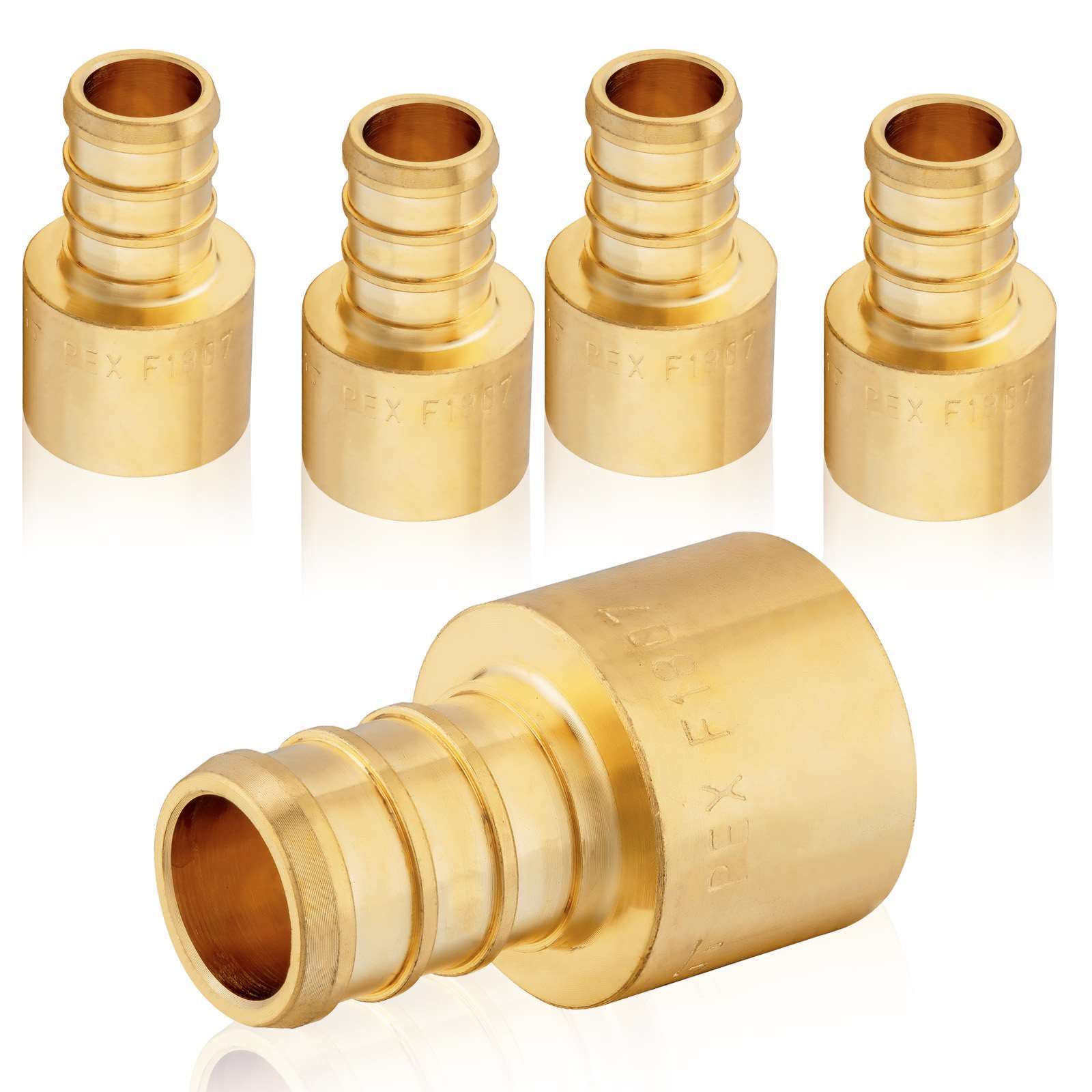 pex b crimp x female copper sweat sweat coupling lead free 11