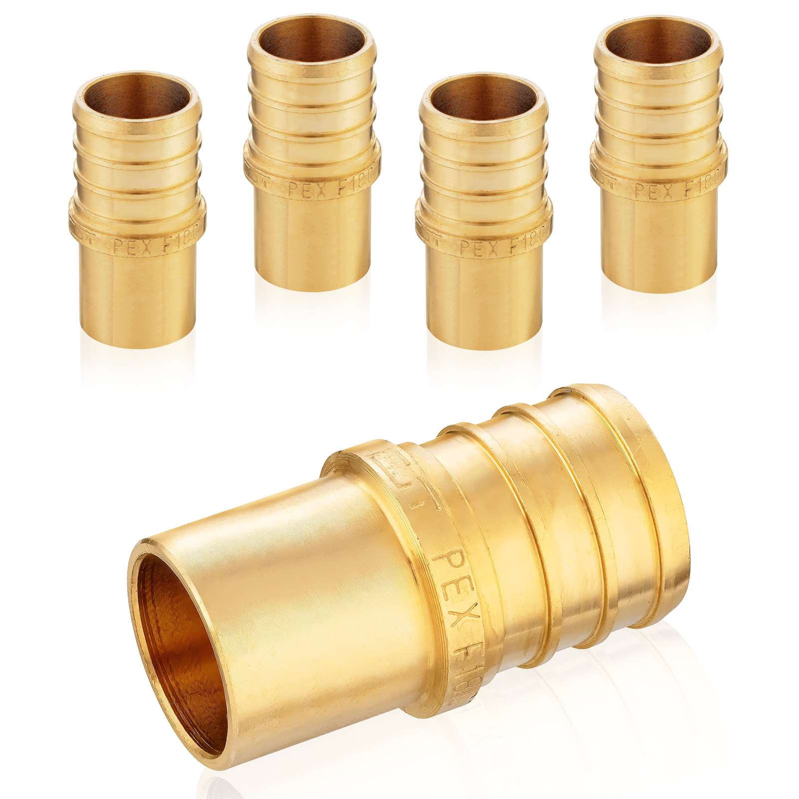 pex b crimp x male copper sweat reducing adapter lead free 30