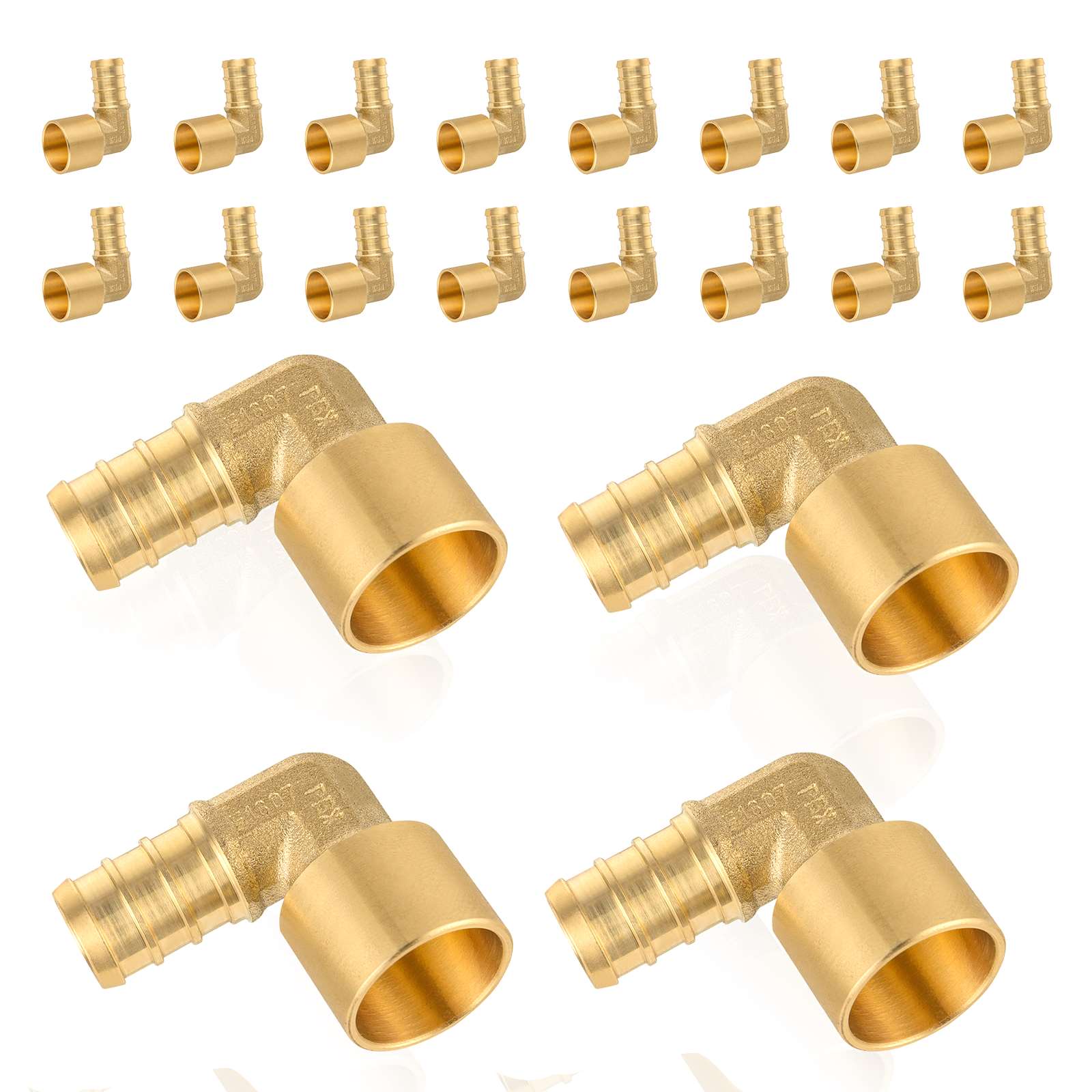 30 pcs pex-b crimp 1/2