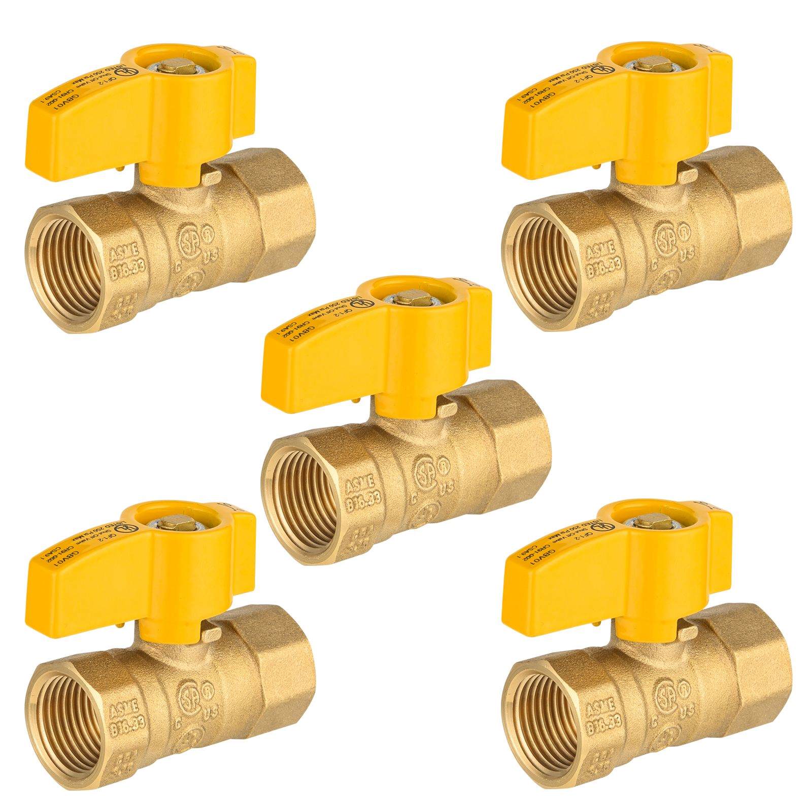 fnpt gas valve yellow 11