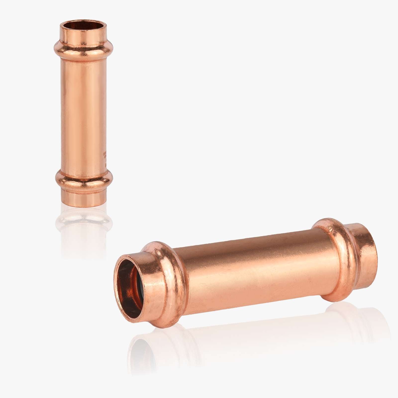 press copper extended coupling lead free 6