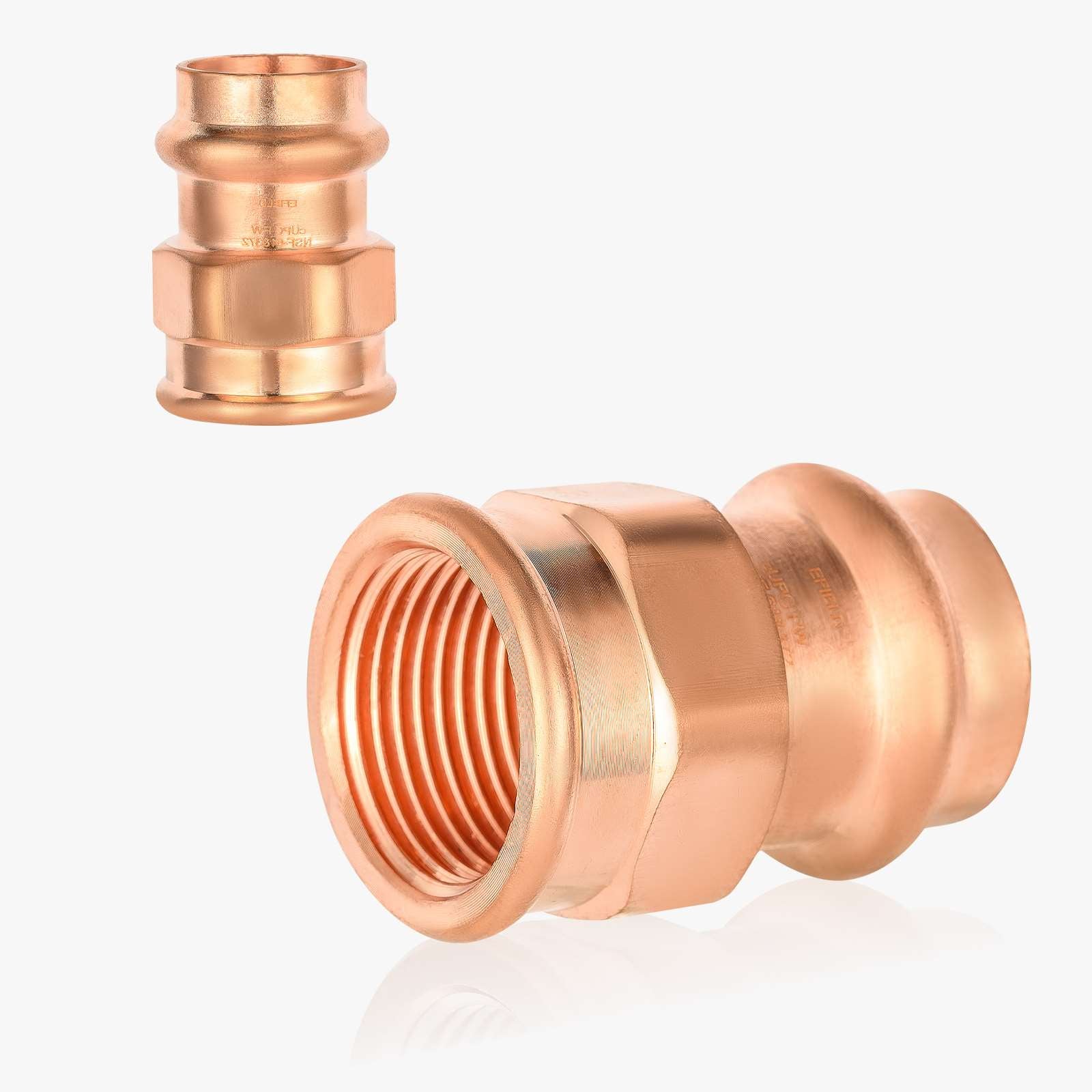 copper press x female threaded adapter lead free 6