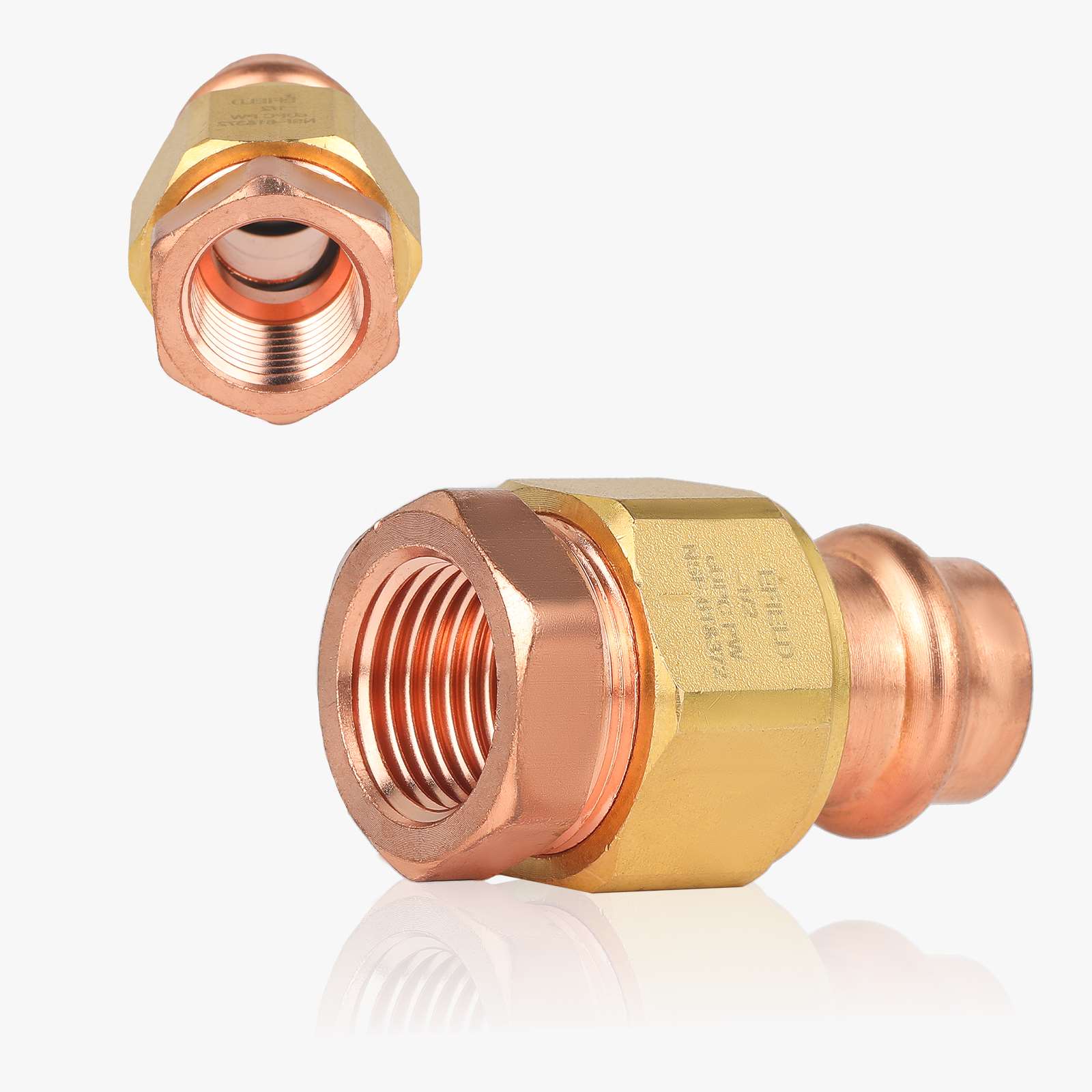 press copper union x fpt lead free 5