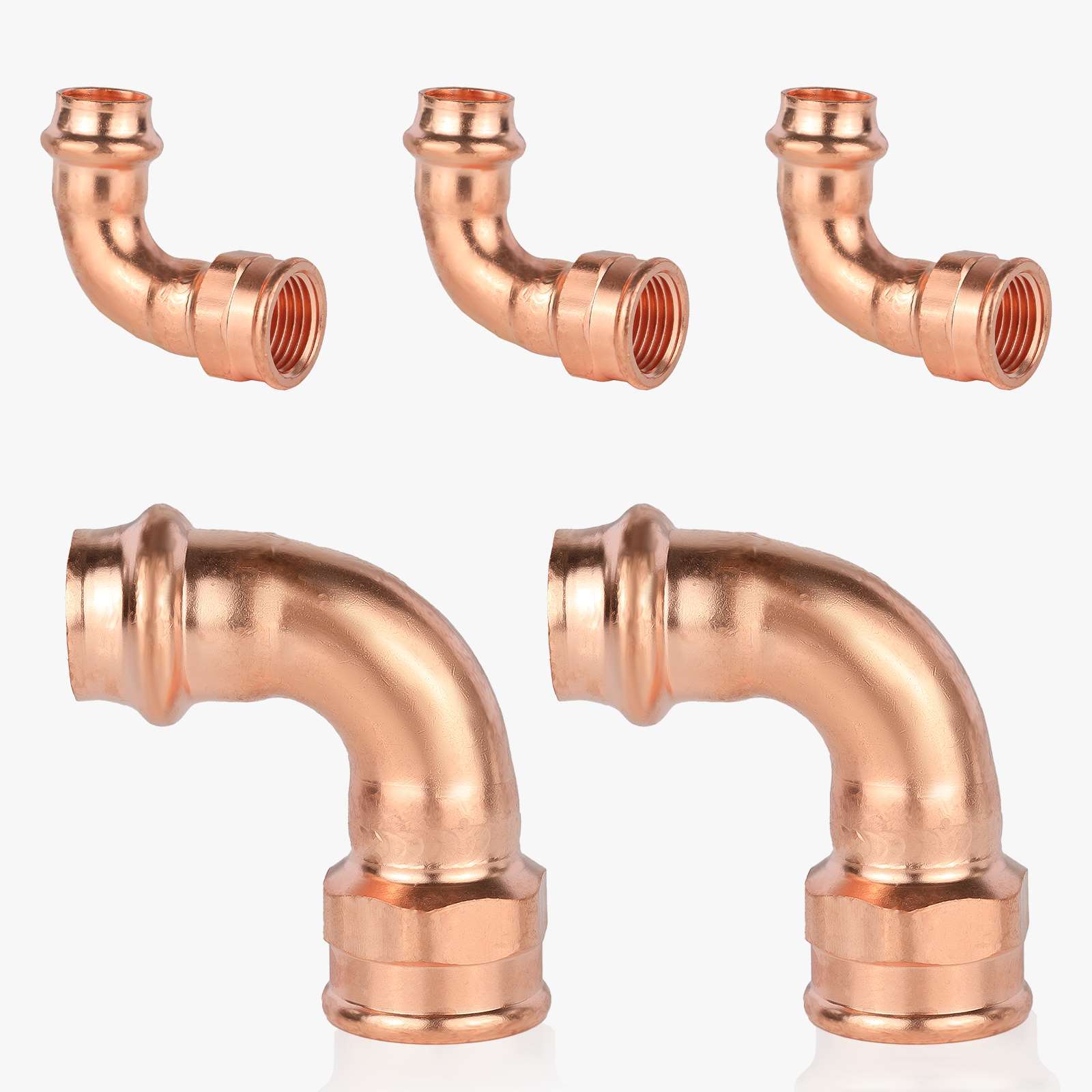 copper press x fpt elbow lead free 7