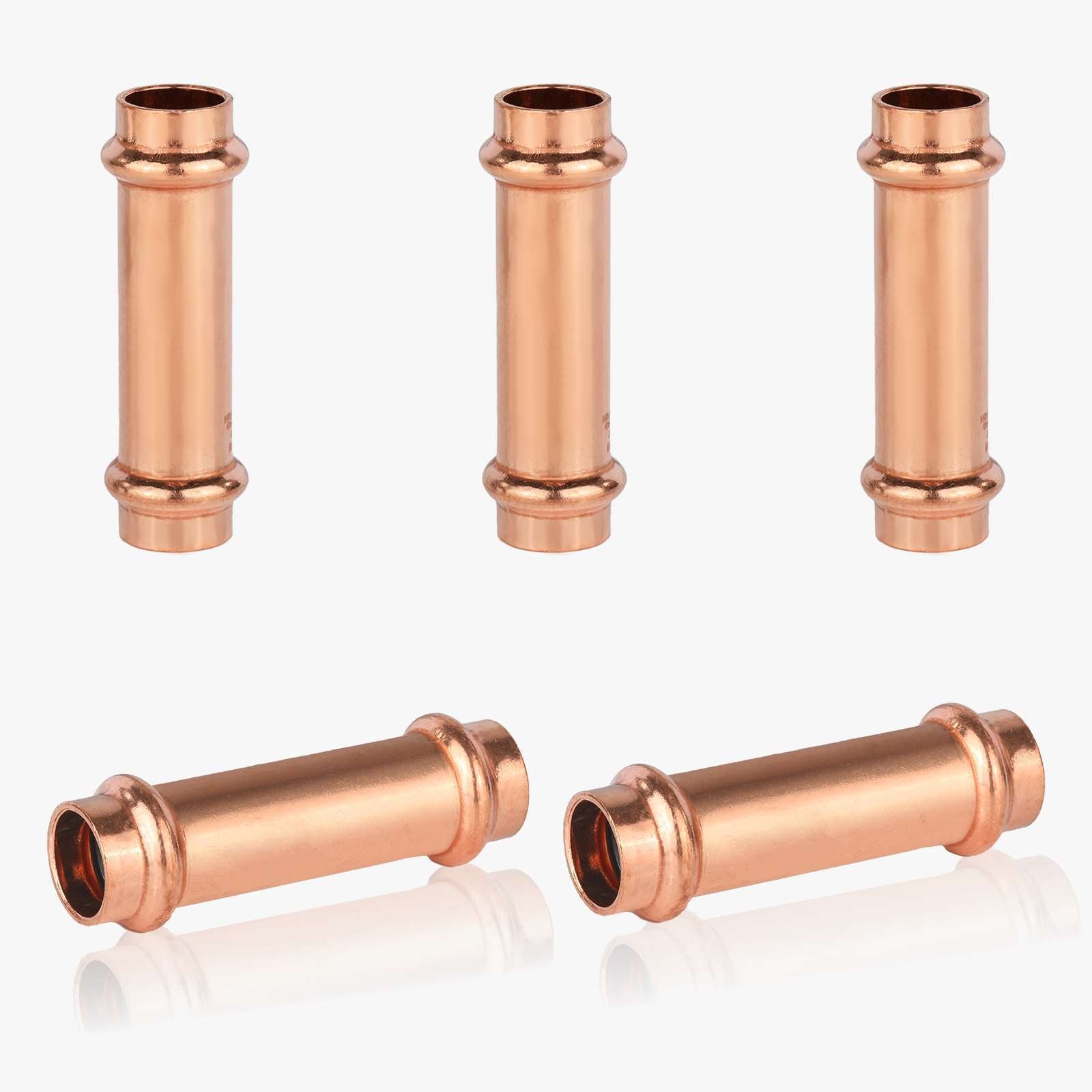 press copper extended coupling lead free 7