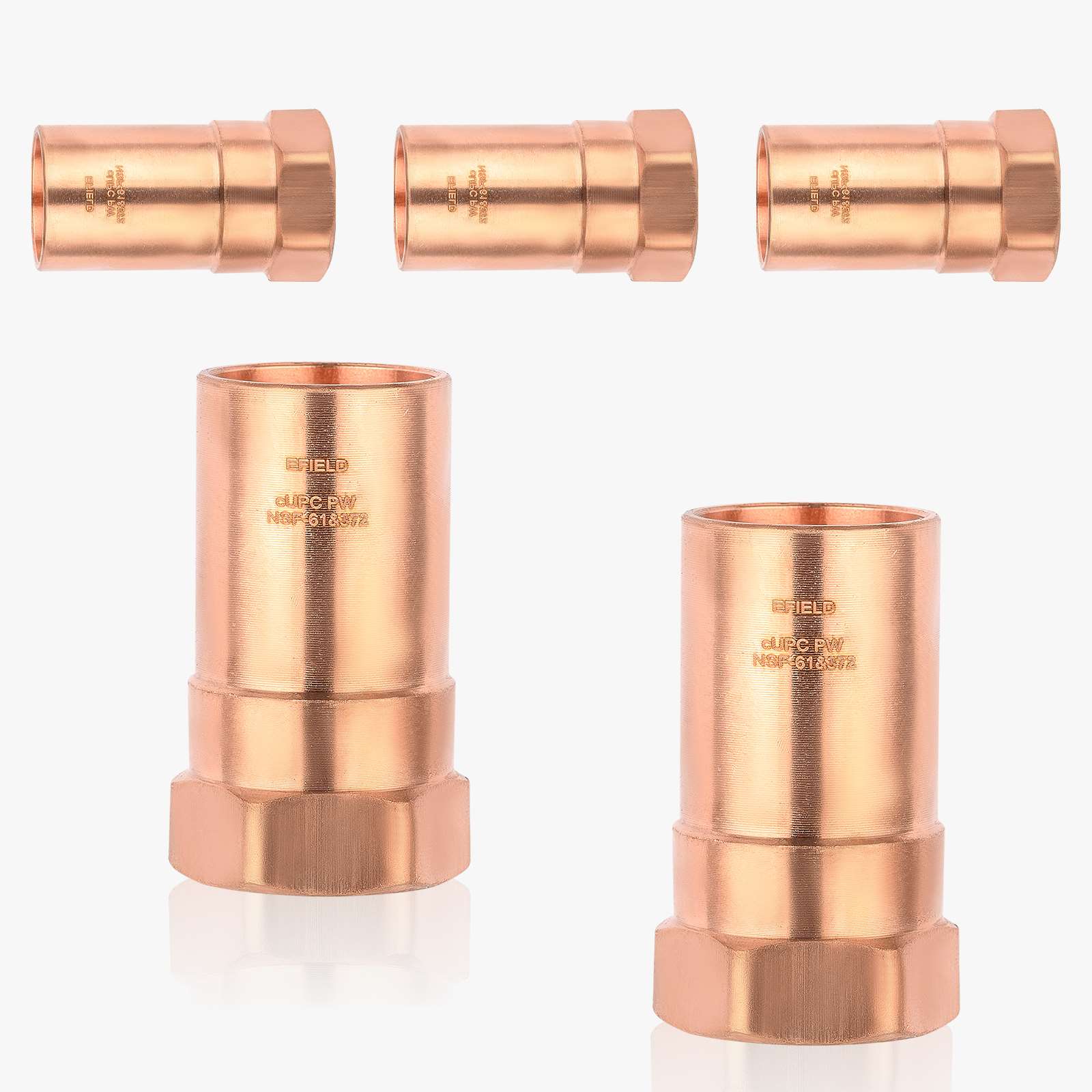 ftg press x female threaded copper reducing adapter lead free 11