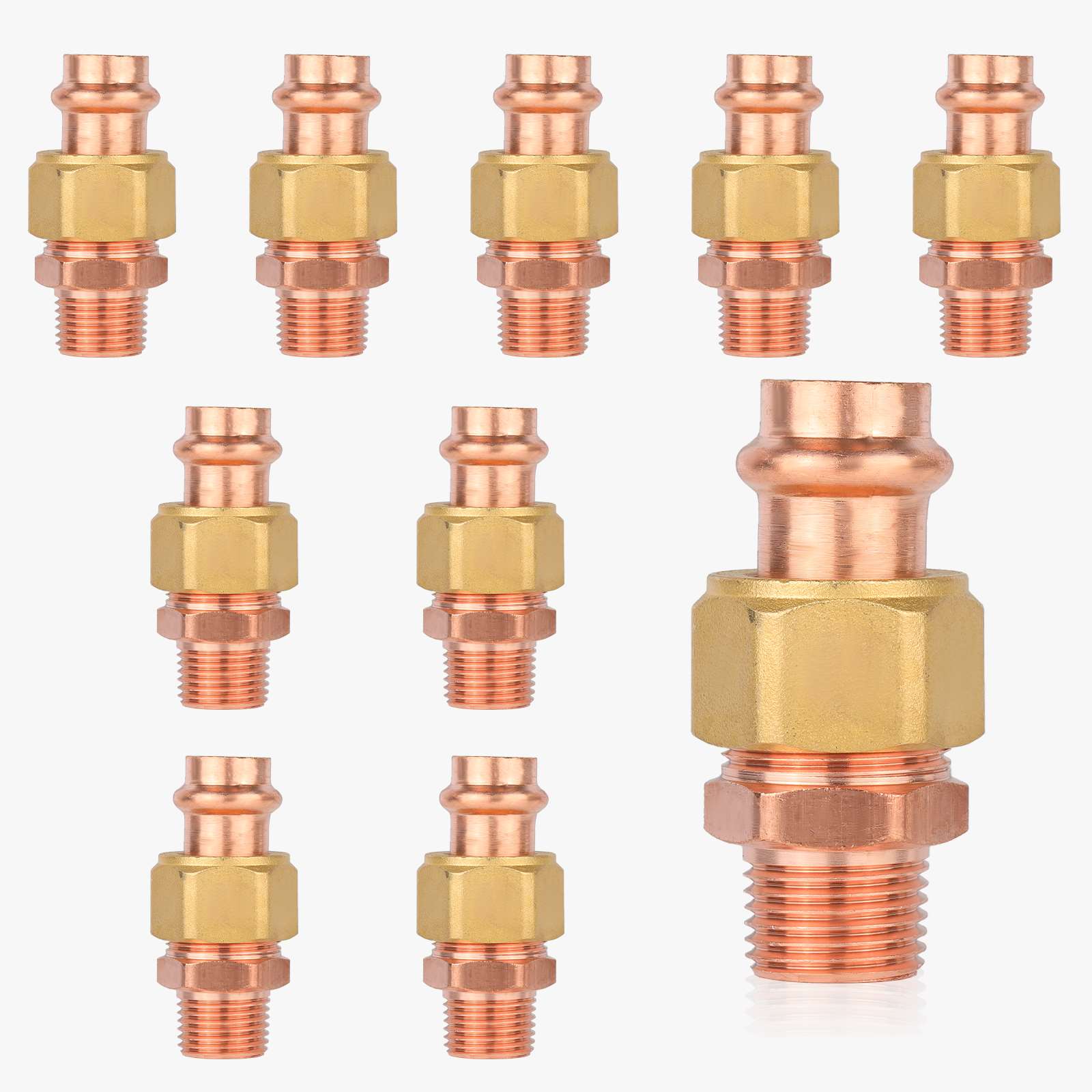 press copper union x mpt lead free 8