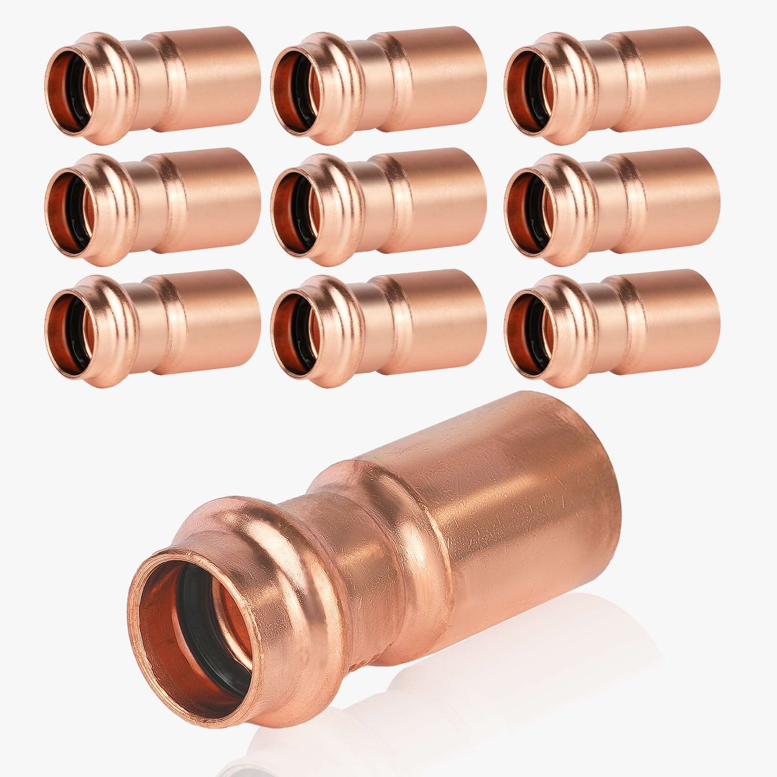 ftg x press fit copper press bushing reducer lead free 9