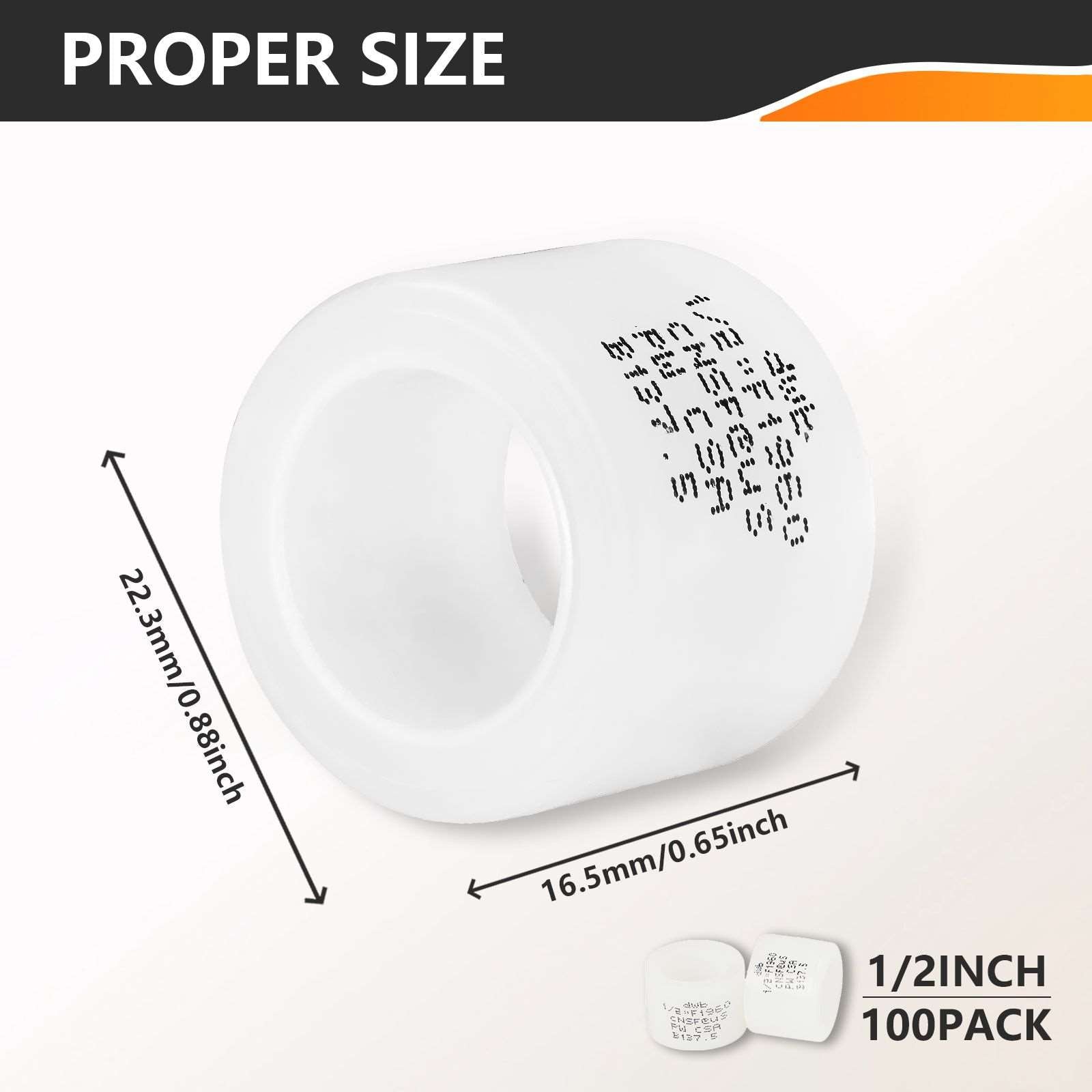 pex expansion ring 1/2
