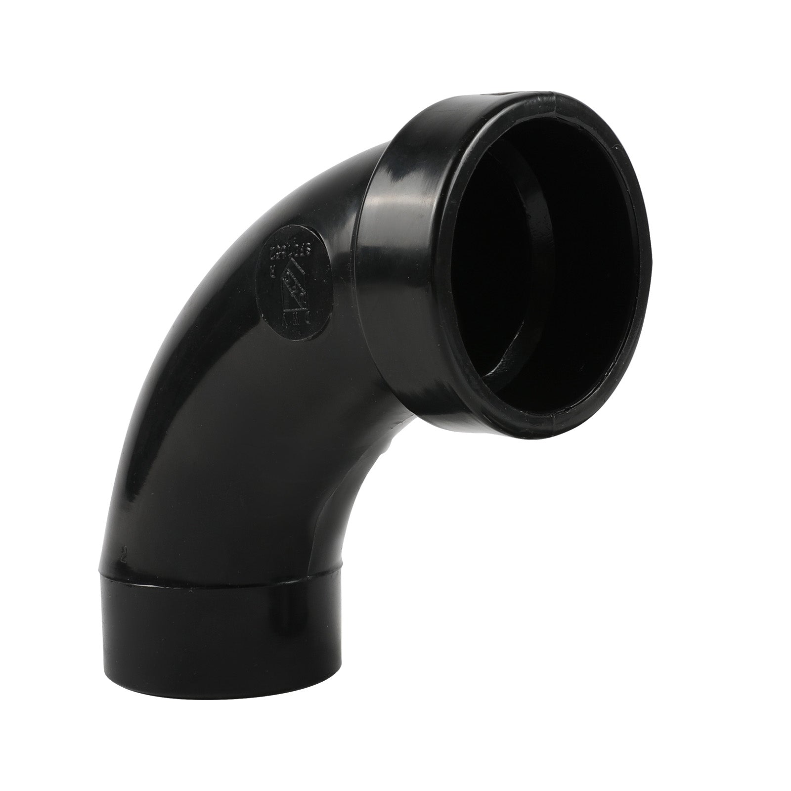 1-1/2 in. abs dwv 90d hub x spigot long sweep street elbow fitting (1/4 bend)