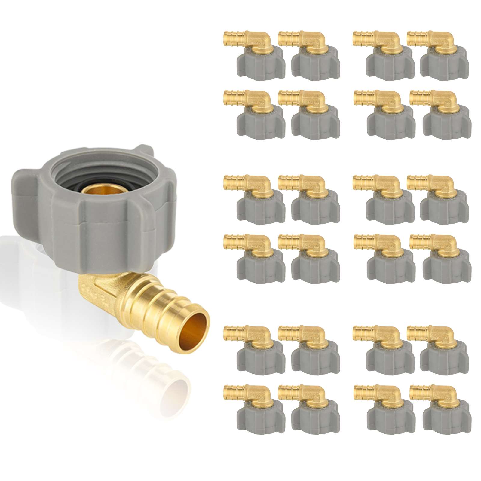 30 pcs pex-b crimp 1/2