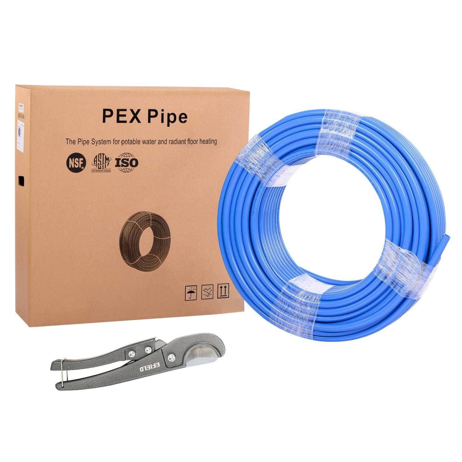 200ft pex b pipe blue cutter pick size to add 10