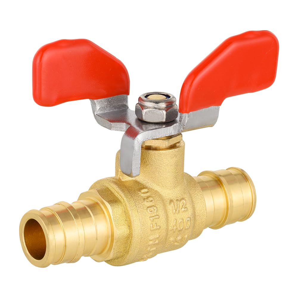 pex a expansion butterfly ball valve lead free 8