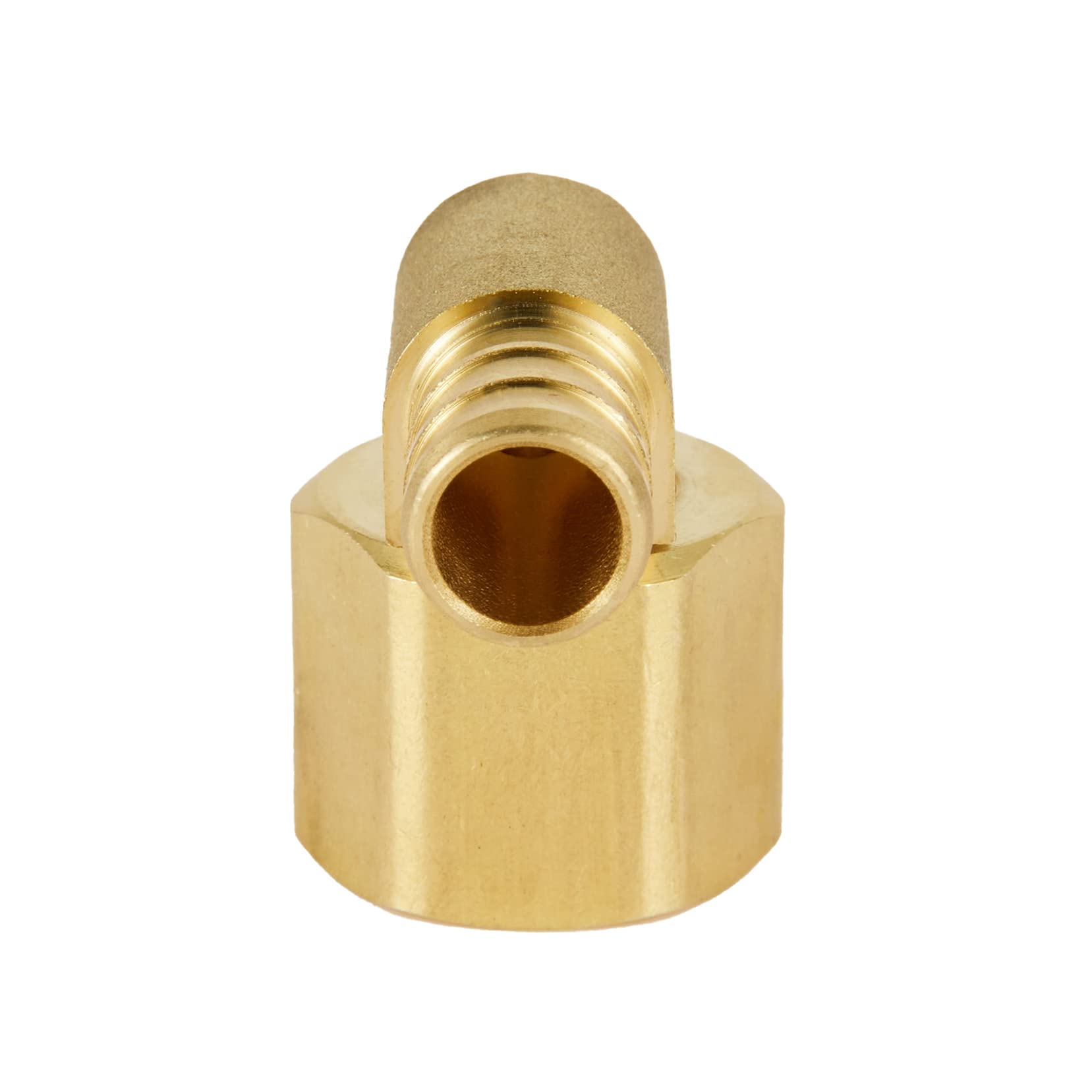 pex b crimp x female npt metal swivel elbow lead free 4