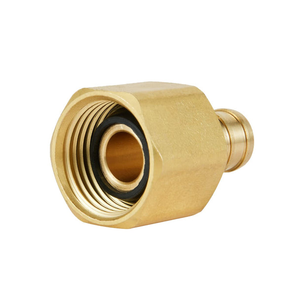 12-Piece 1/2" PEX X 1/2" Female NPT Swivel Brass Crimp Fittings – Lead-Free, Efield