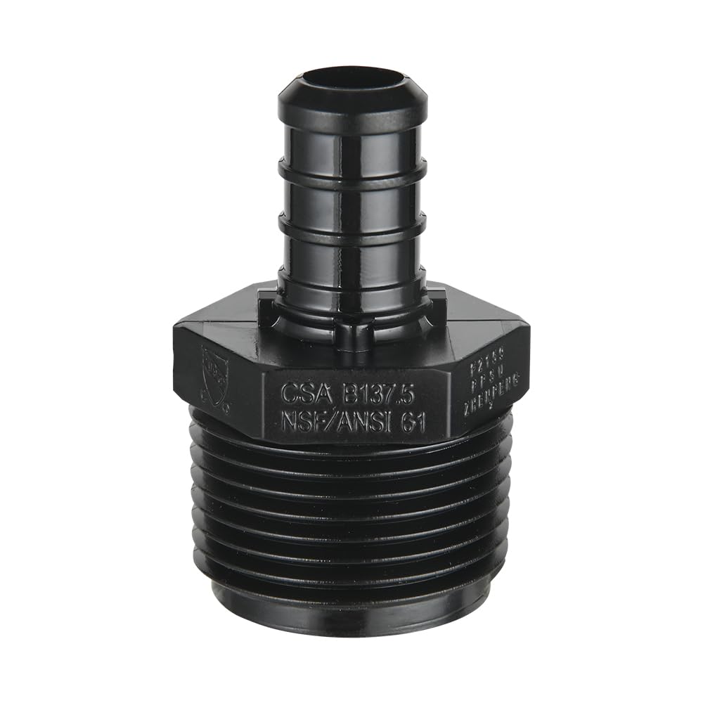 PEX-B Crimp PPSU Male Adapter - Pick Size to Add