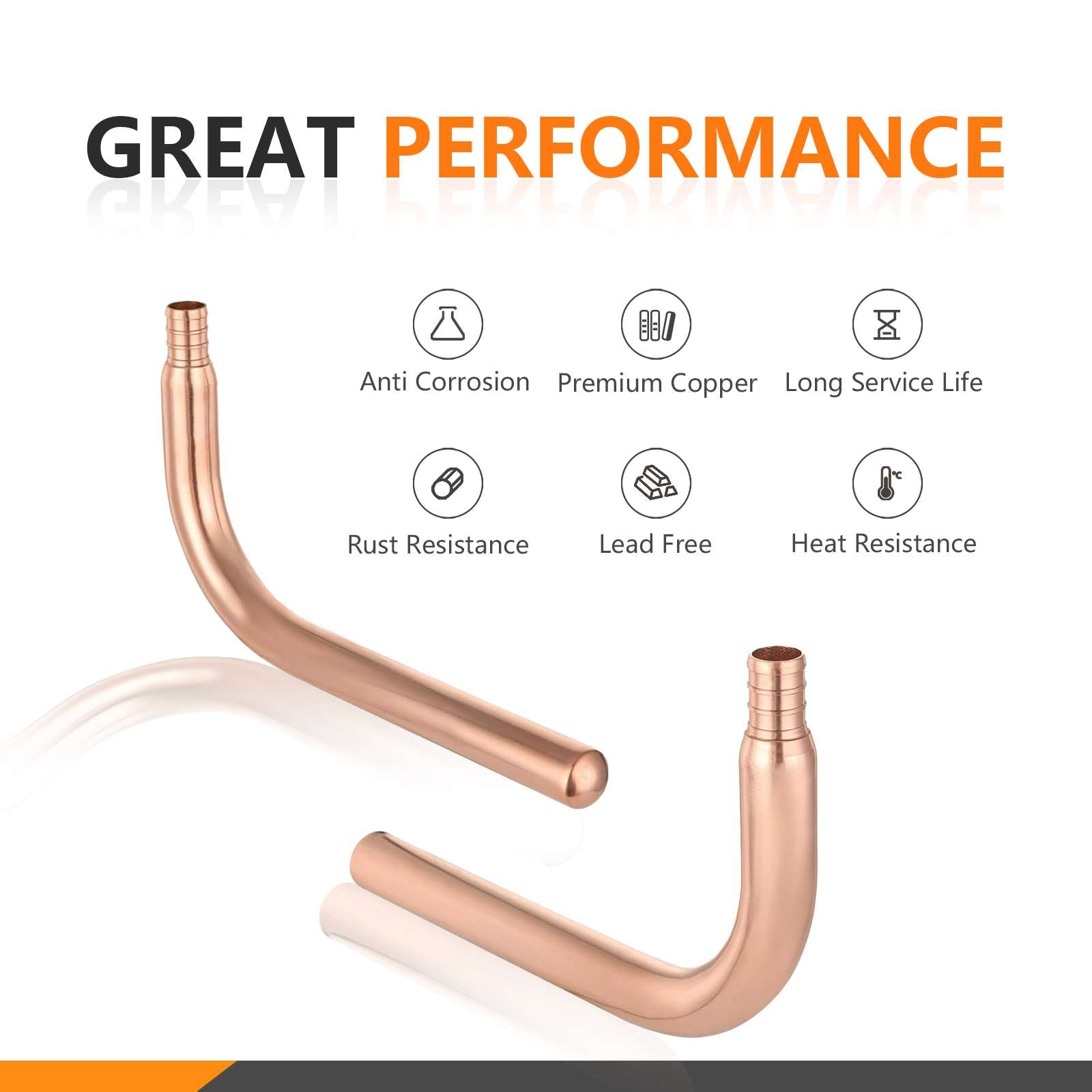 pex crimp copper stub 6