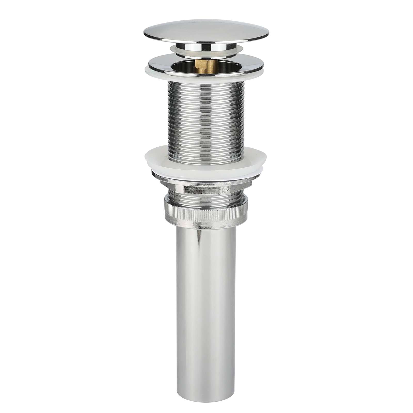 bathroom sink overflow drain assembly chrome plated 13