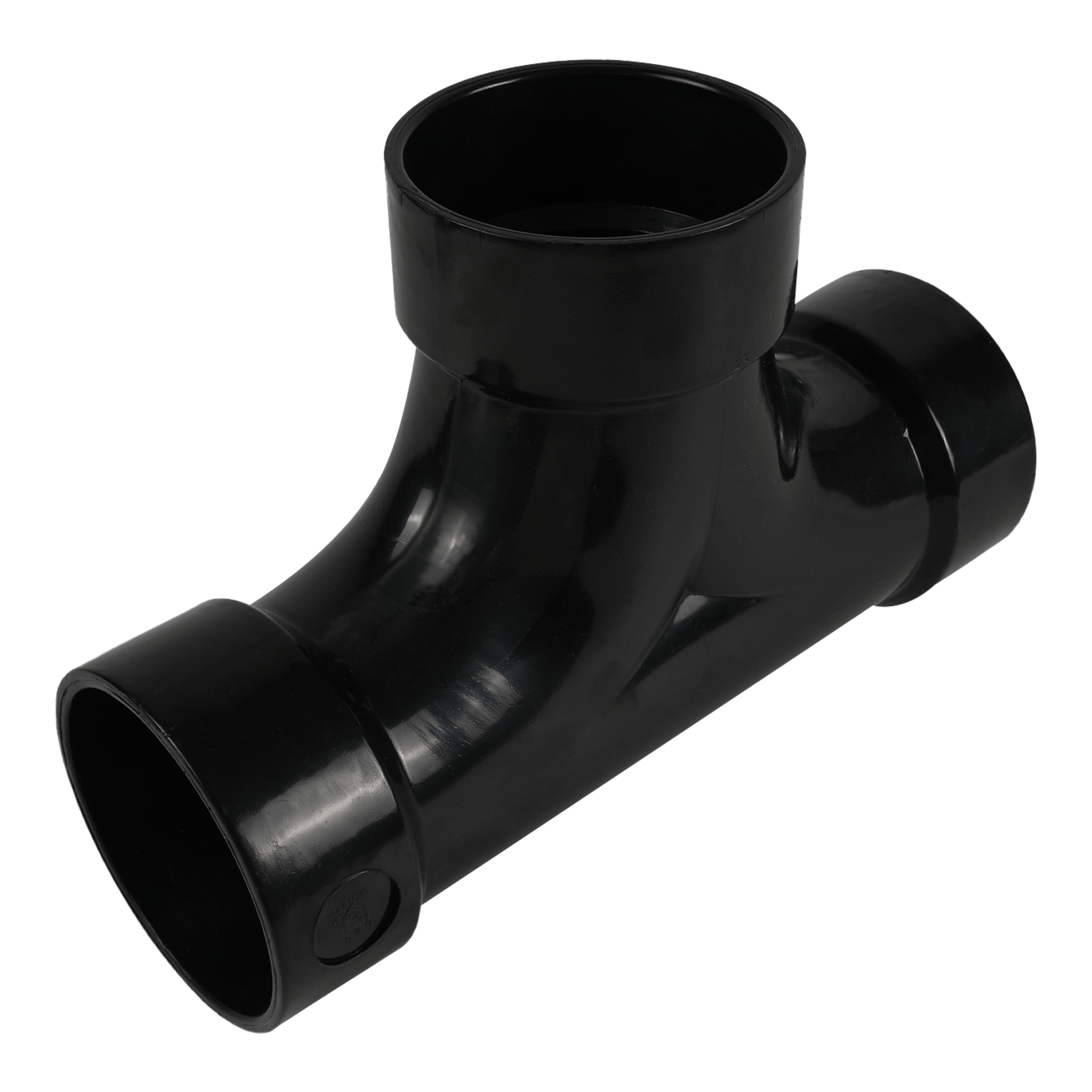 3 in. abs dwv hub x hub x hub 2-way cleanout