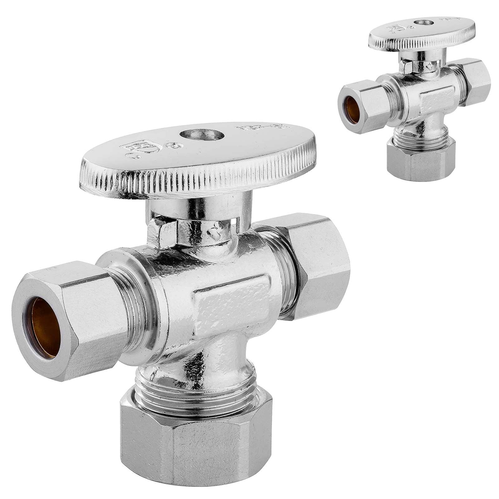 compression x compression x compression stop valve lead free 15