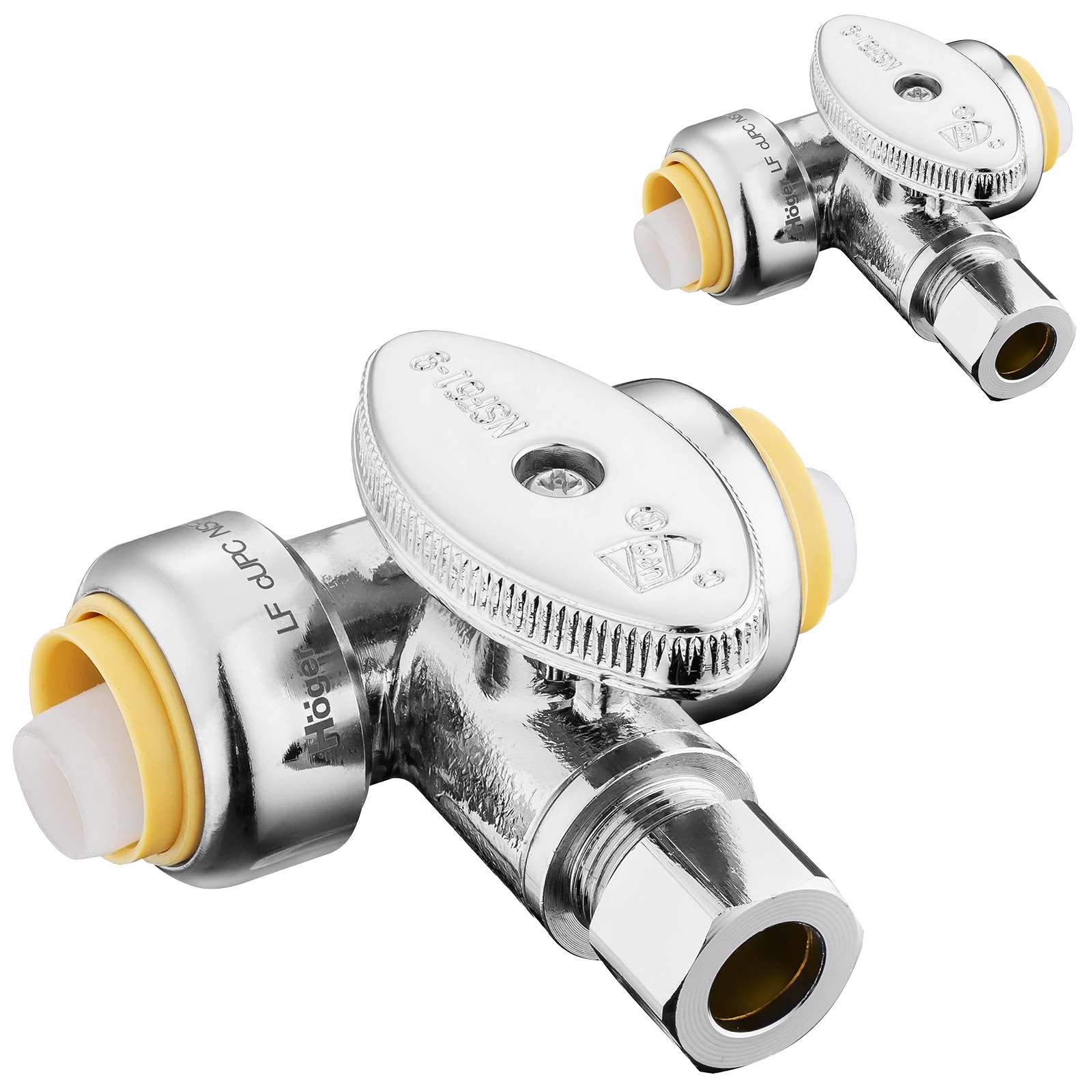 push connect x push connect x od compr tee stop valve 1 4 turn lead free 9