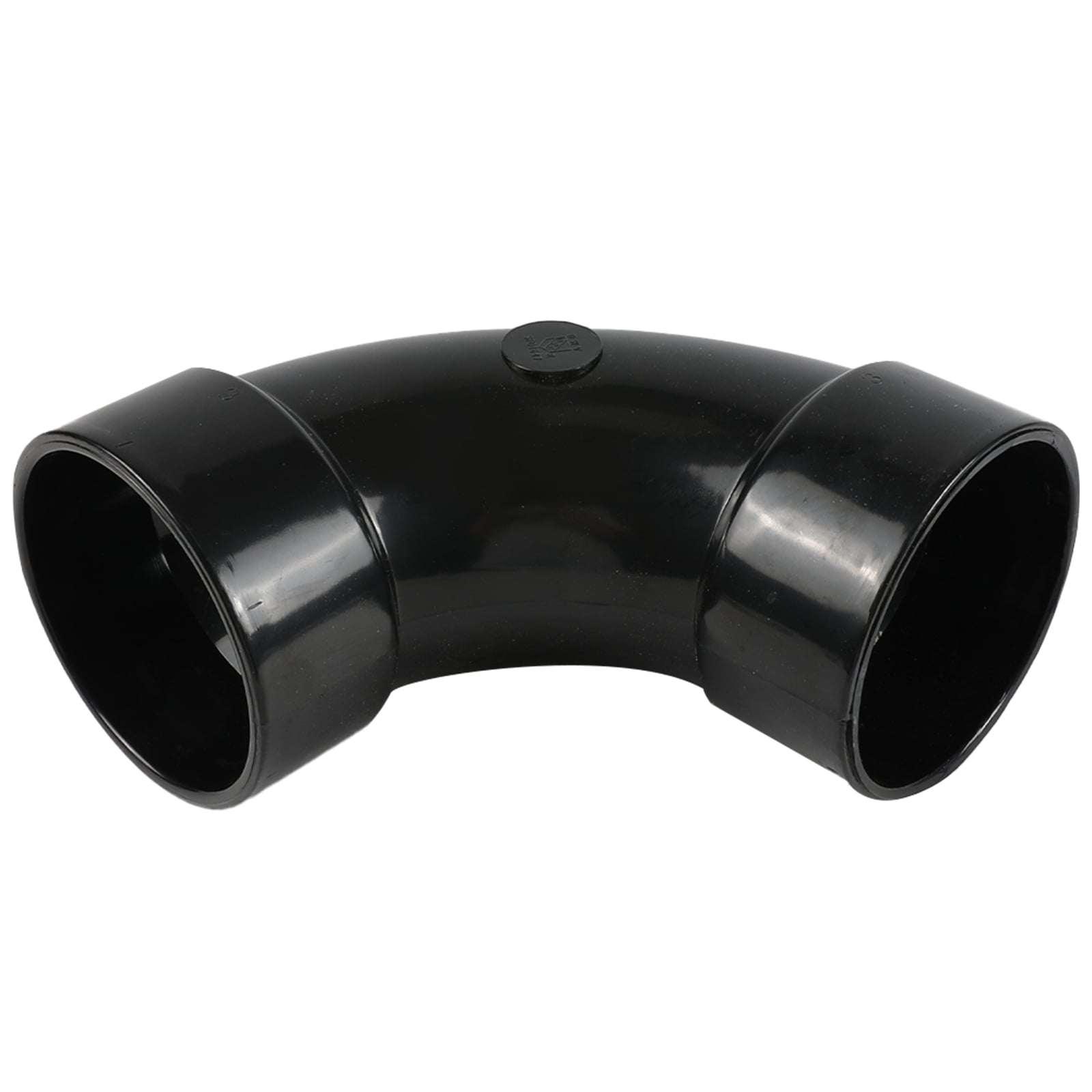 1-1/2 in. abs dwv 90 long sweep elbow (hub x hub)
