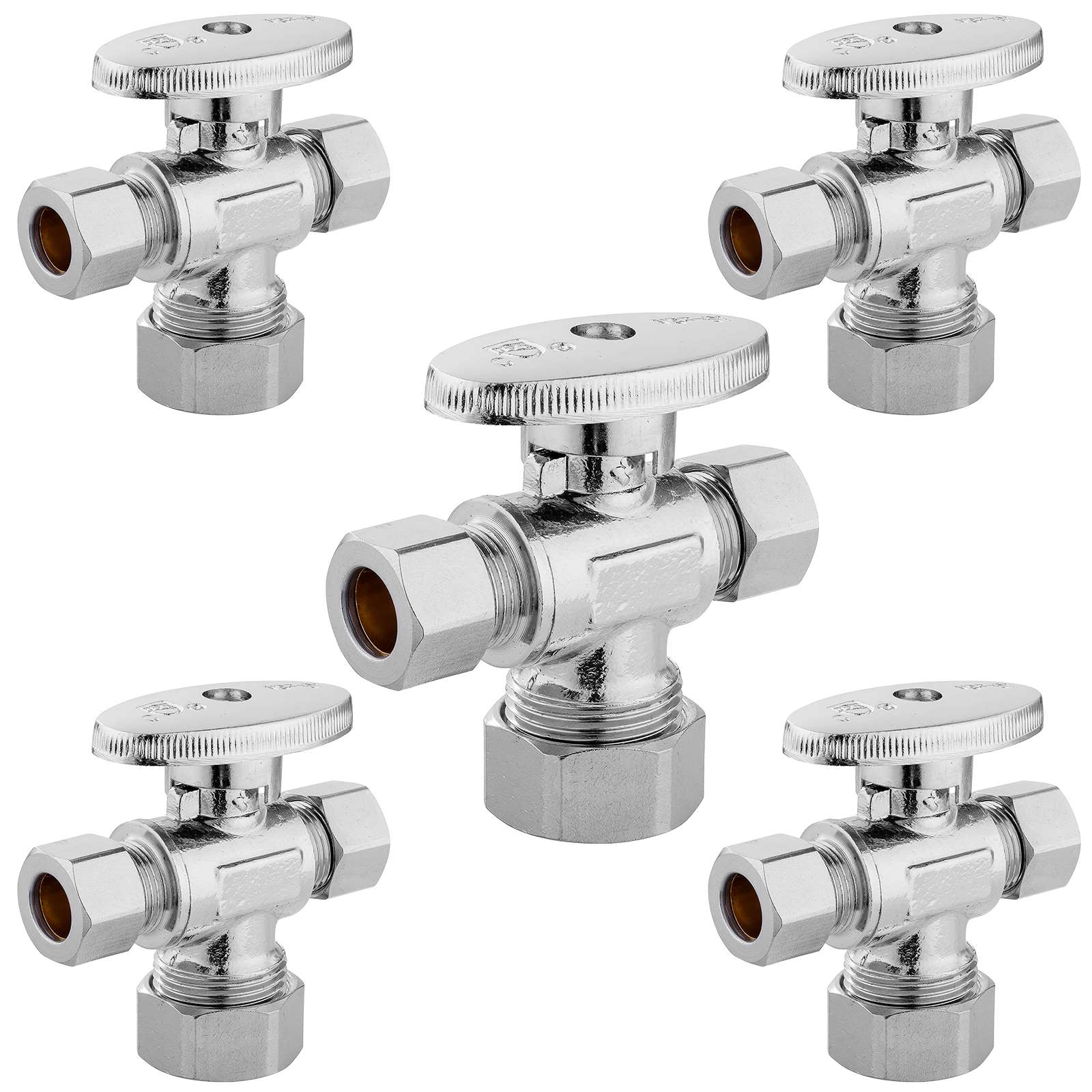 compression x compression x compression stop valve lead free 16