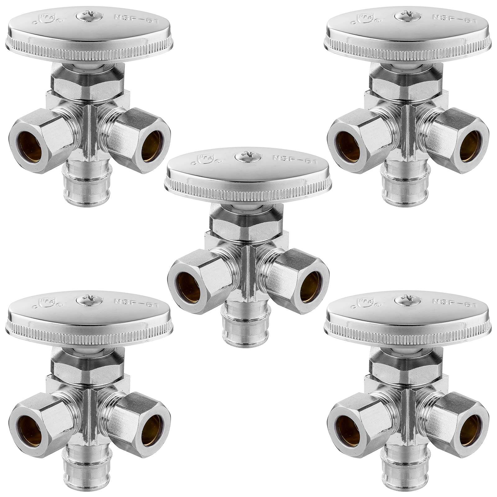 1 2 pex expansion x 3 8 od compr x 3 8 od compr stop valve lead free 16