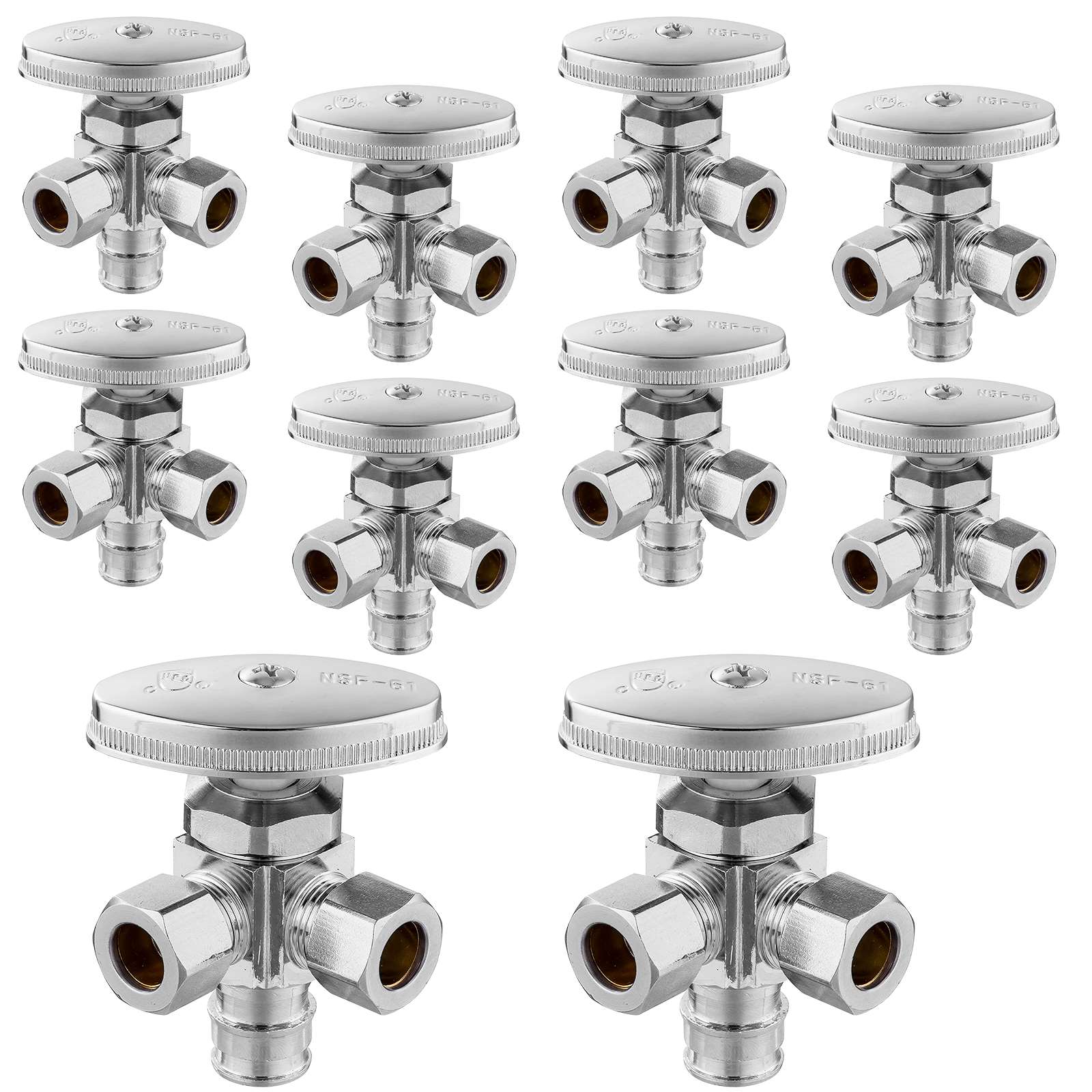 1 2 pex expansion x 3 8 od compr x 3 8 od compr stop valve lead free 17