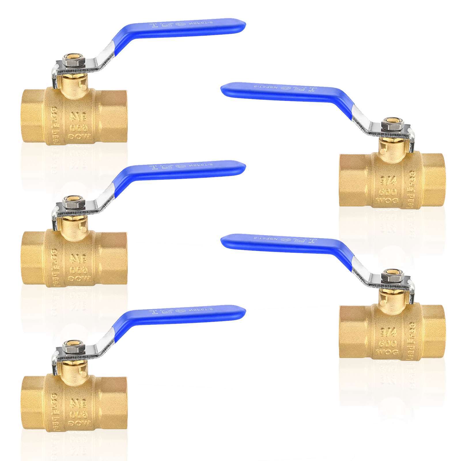 fnpt ball valve lead free 17