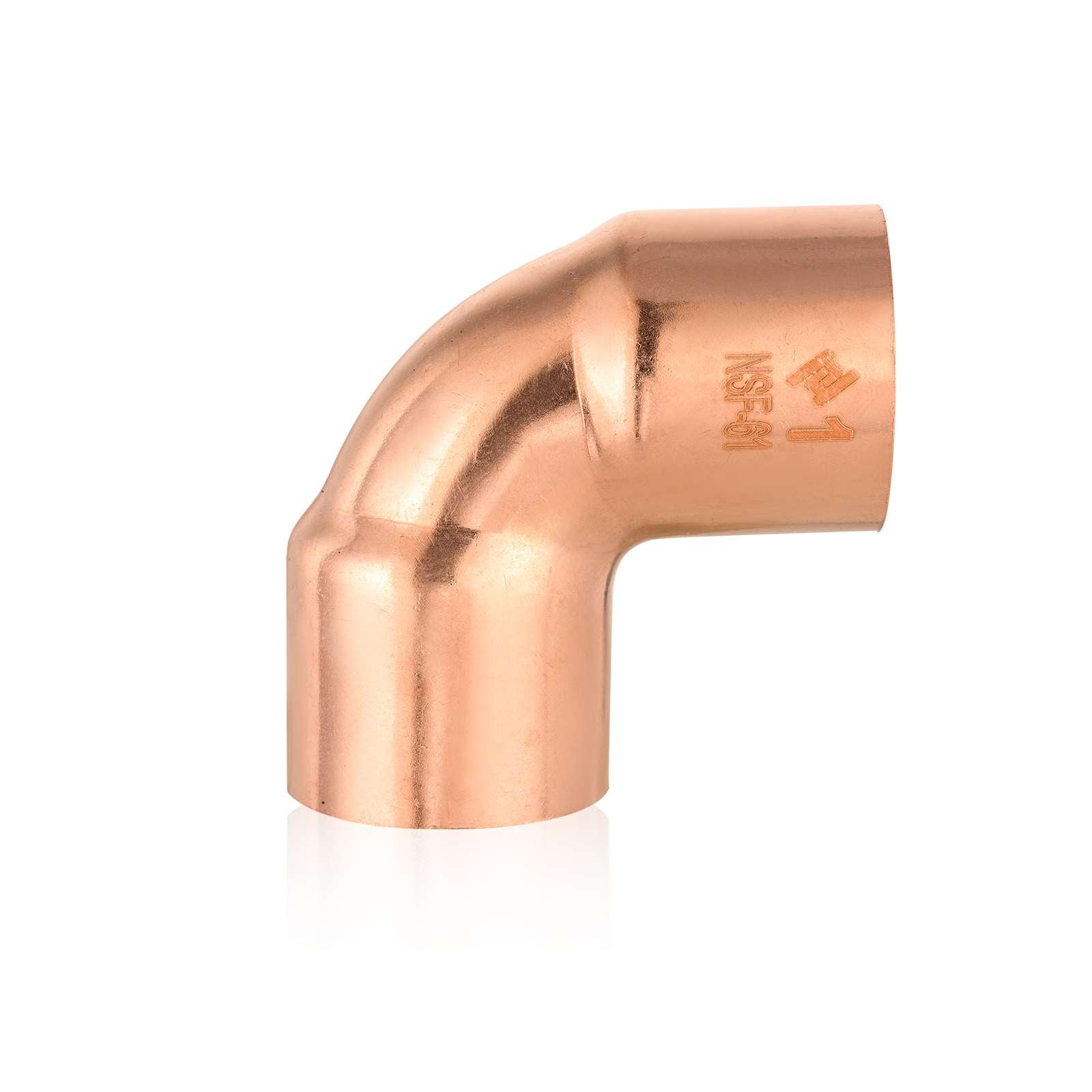 90 short radius copper elbow