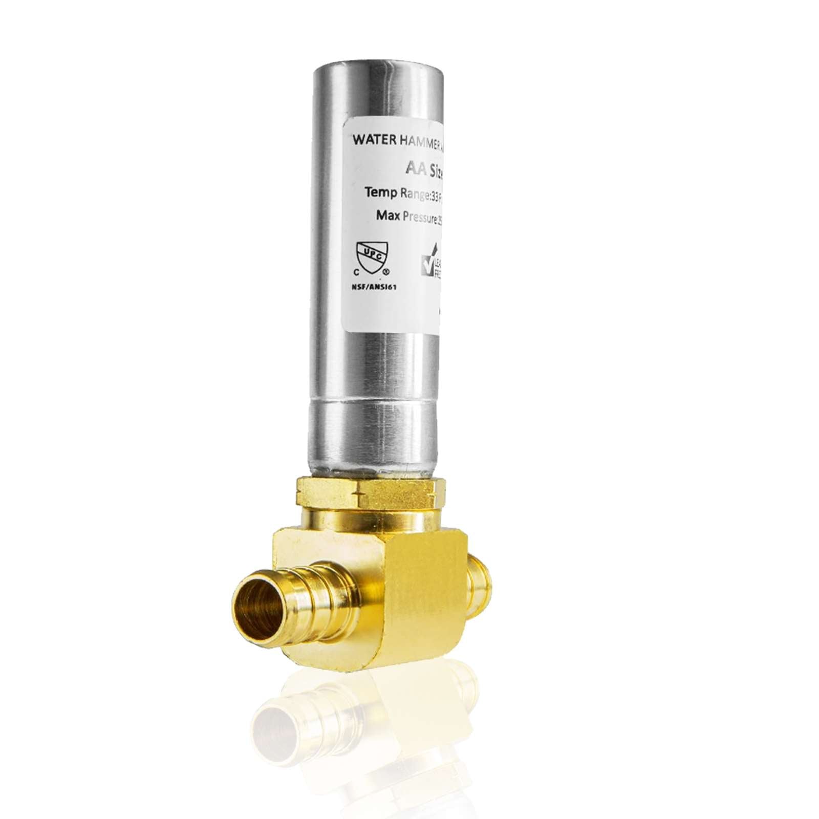 water hammer arrestor stainless steel 15