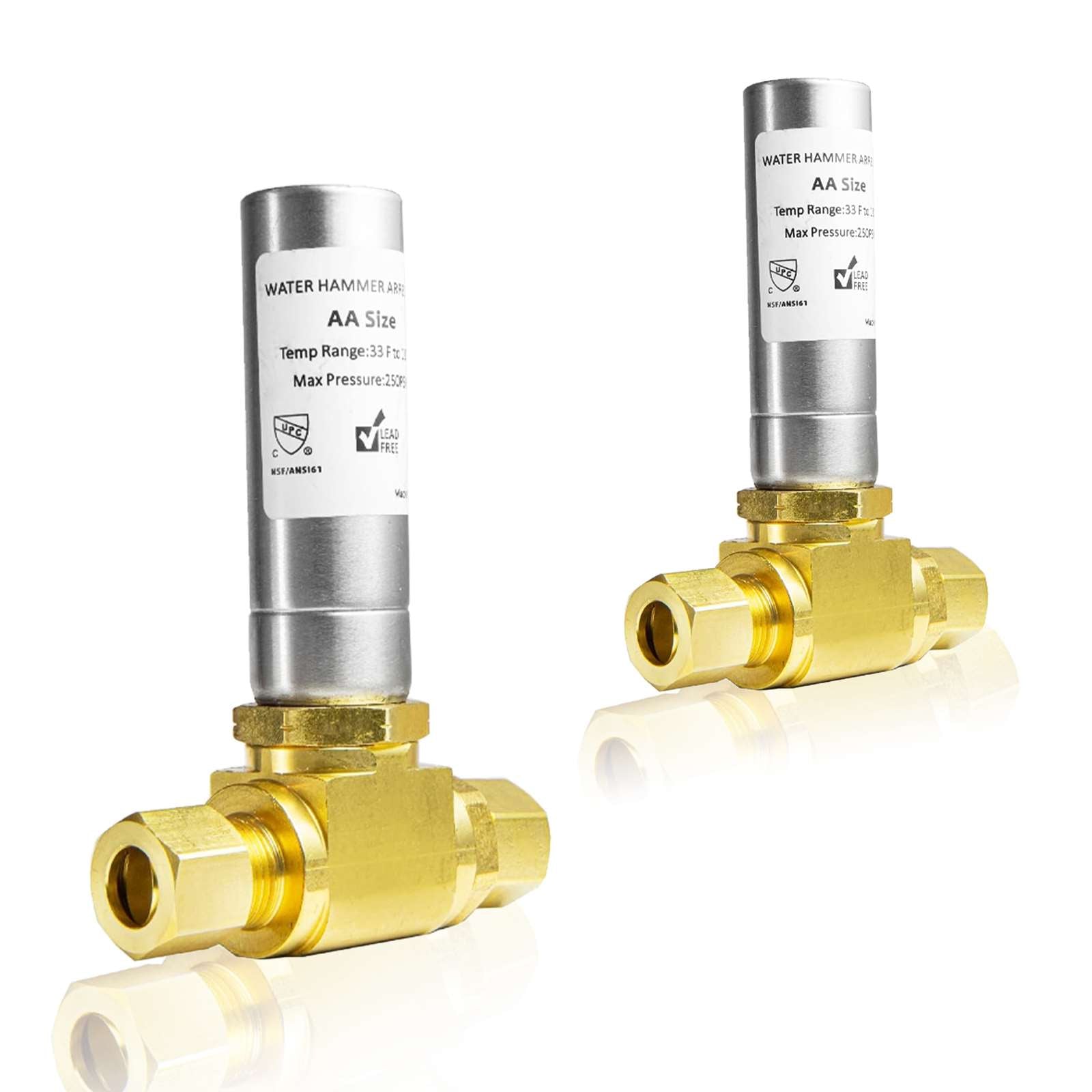 water hammer arrestor stainless steel 20