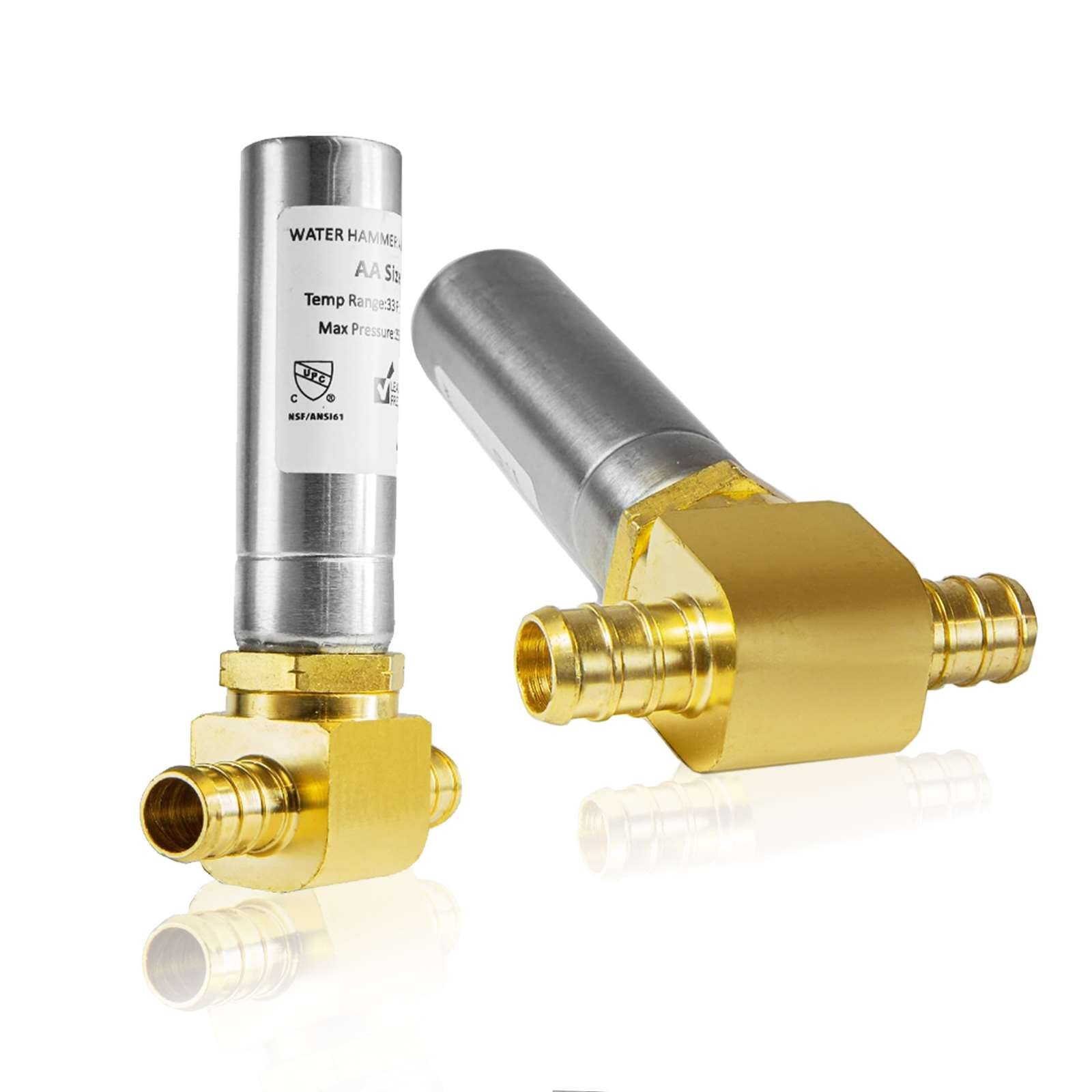 water hammer arrestor stainless steel 16