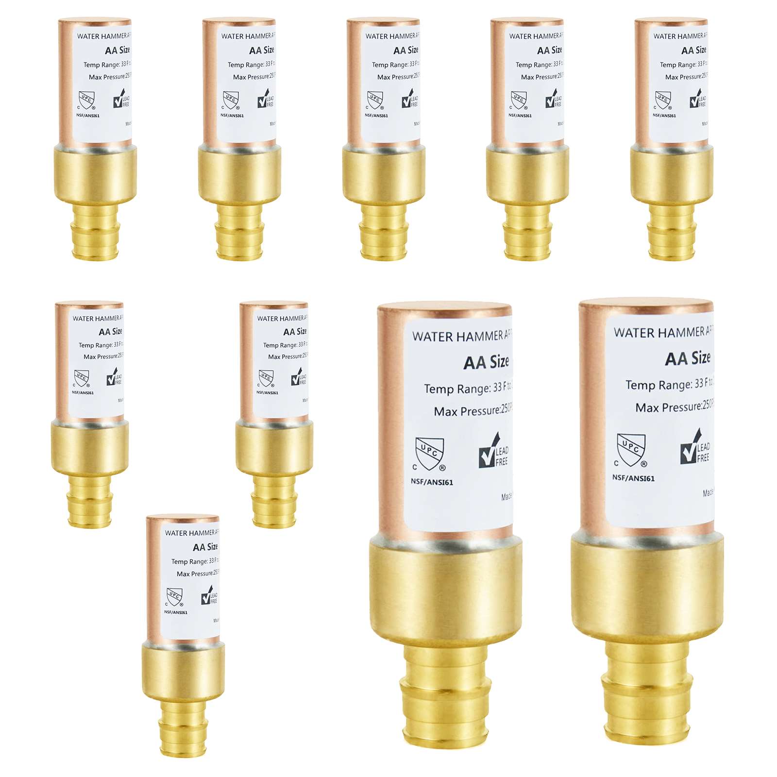 copper water hammer arrestor 27