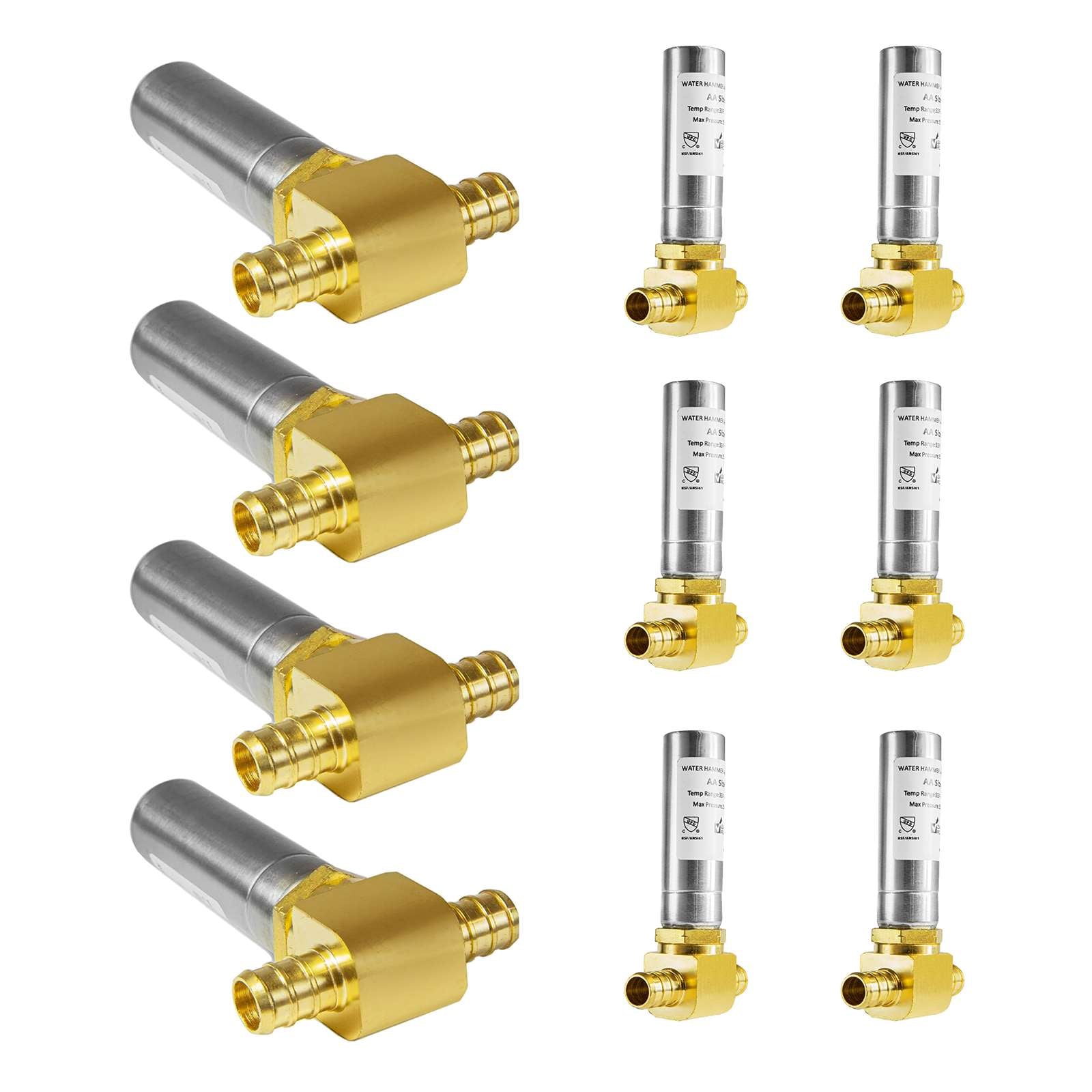 water hammer arrestor stainless steel 18