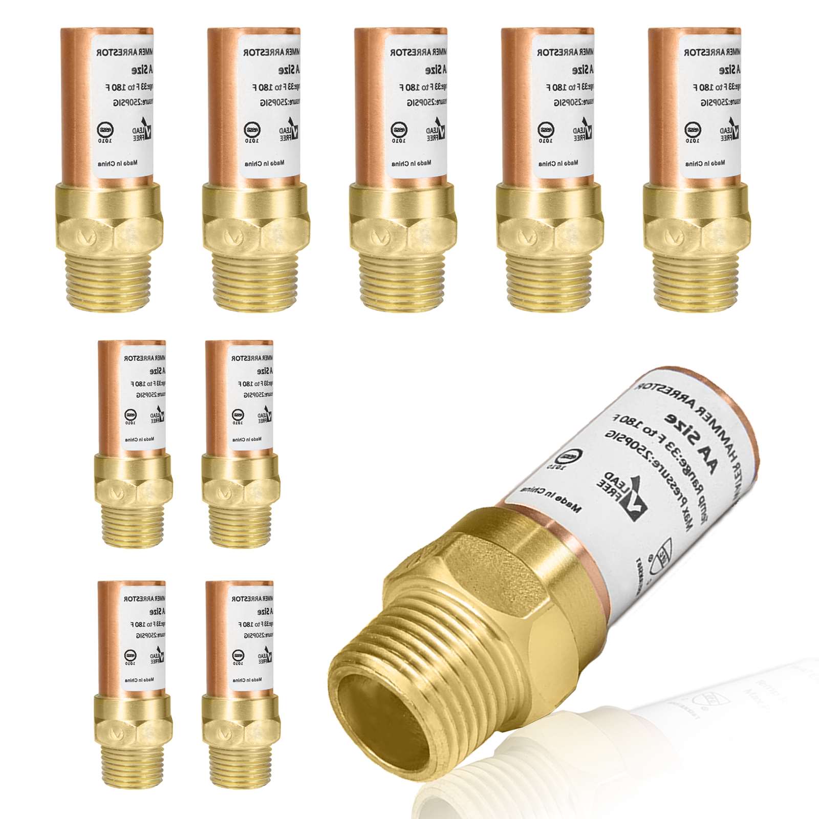 copper water hammer arrestor 19