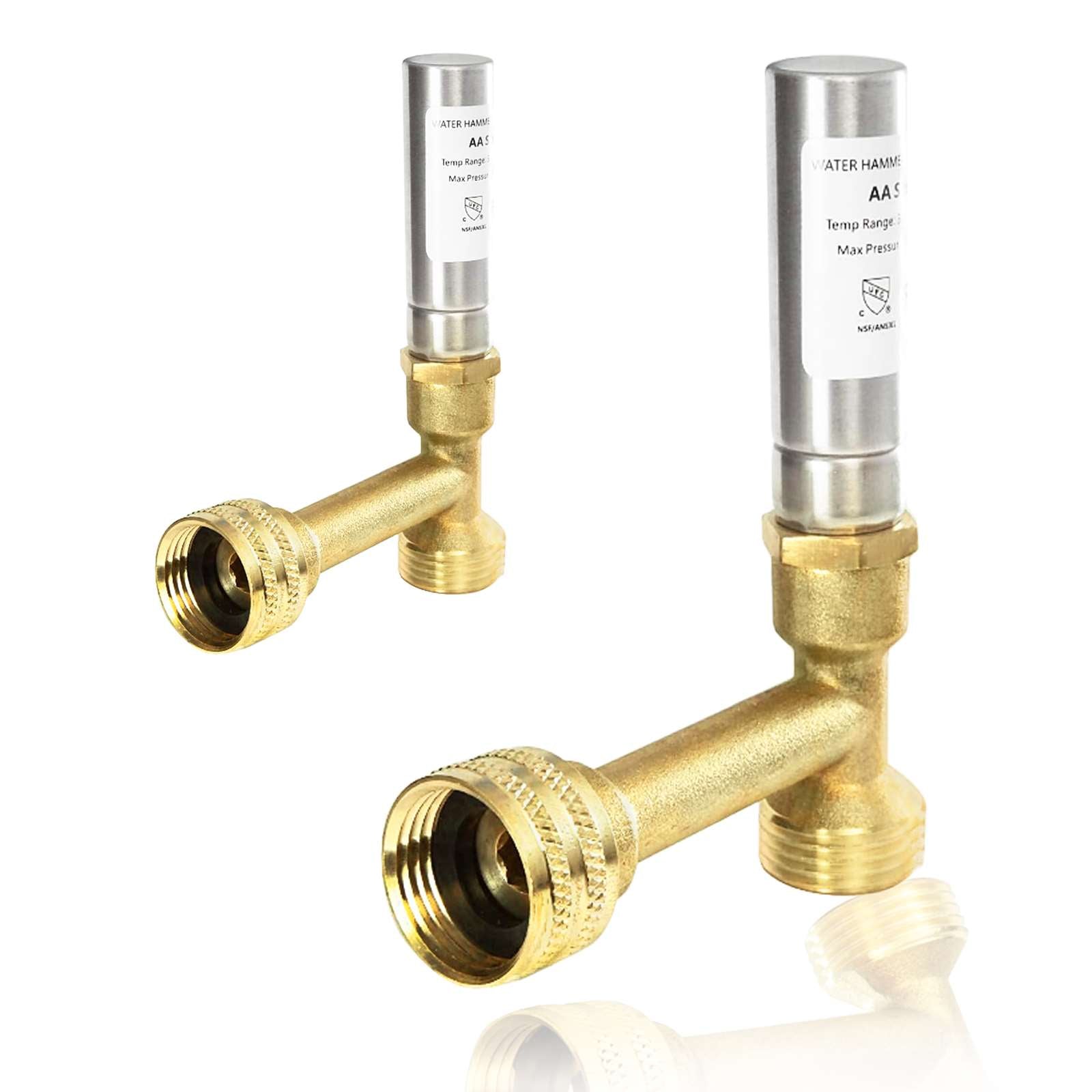 water hammer arrestor tee stainless steel 8