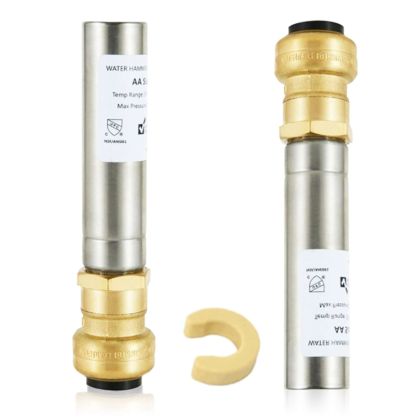 straight water hammer arrestor stainless steel 20